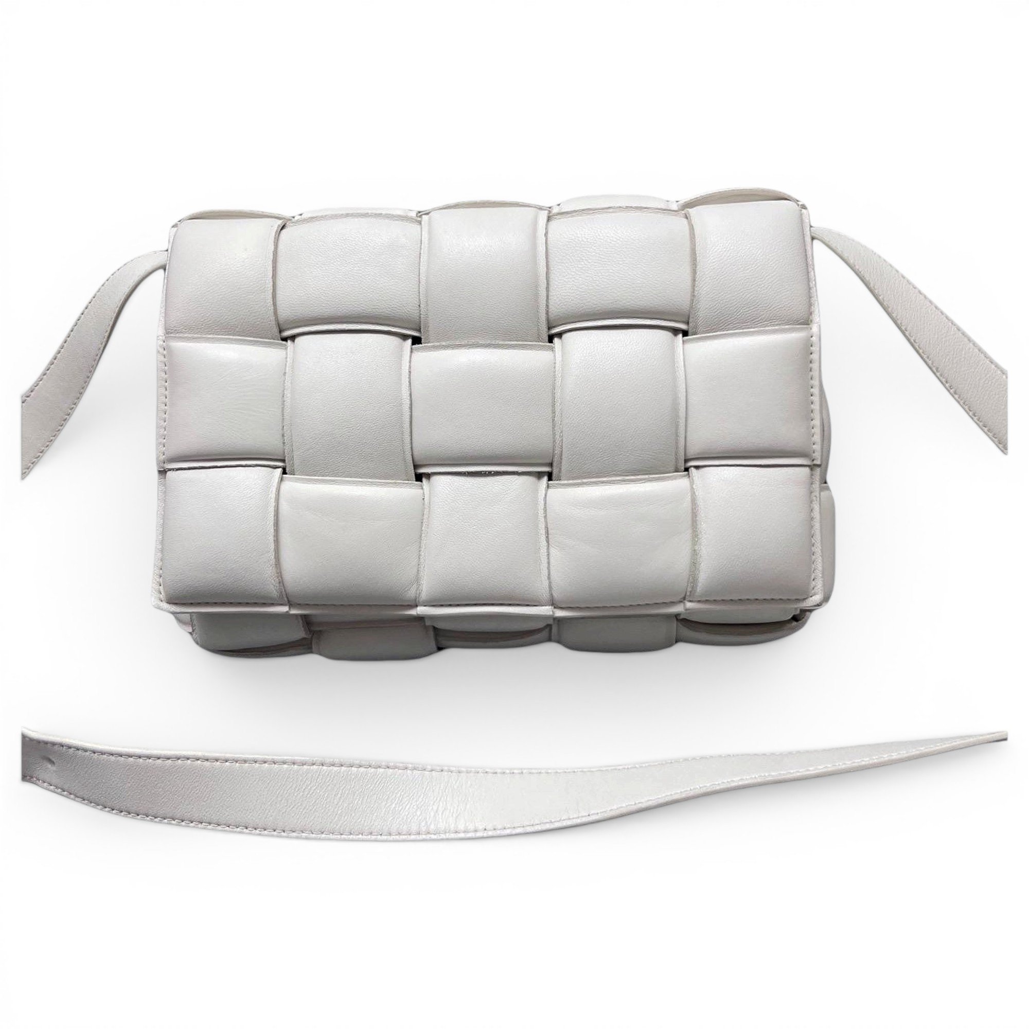 Cassette Padded leather handbag
