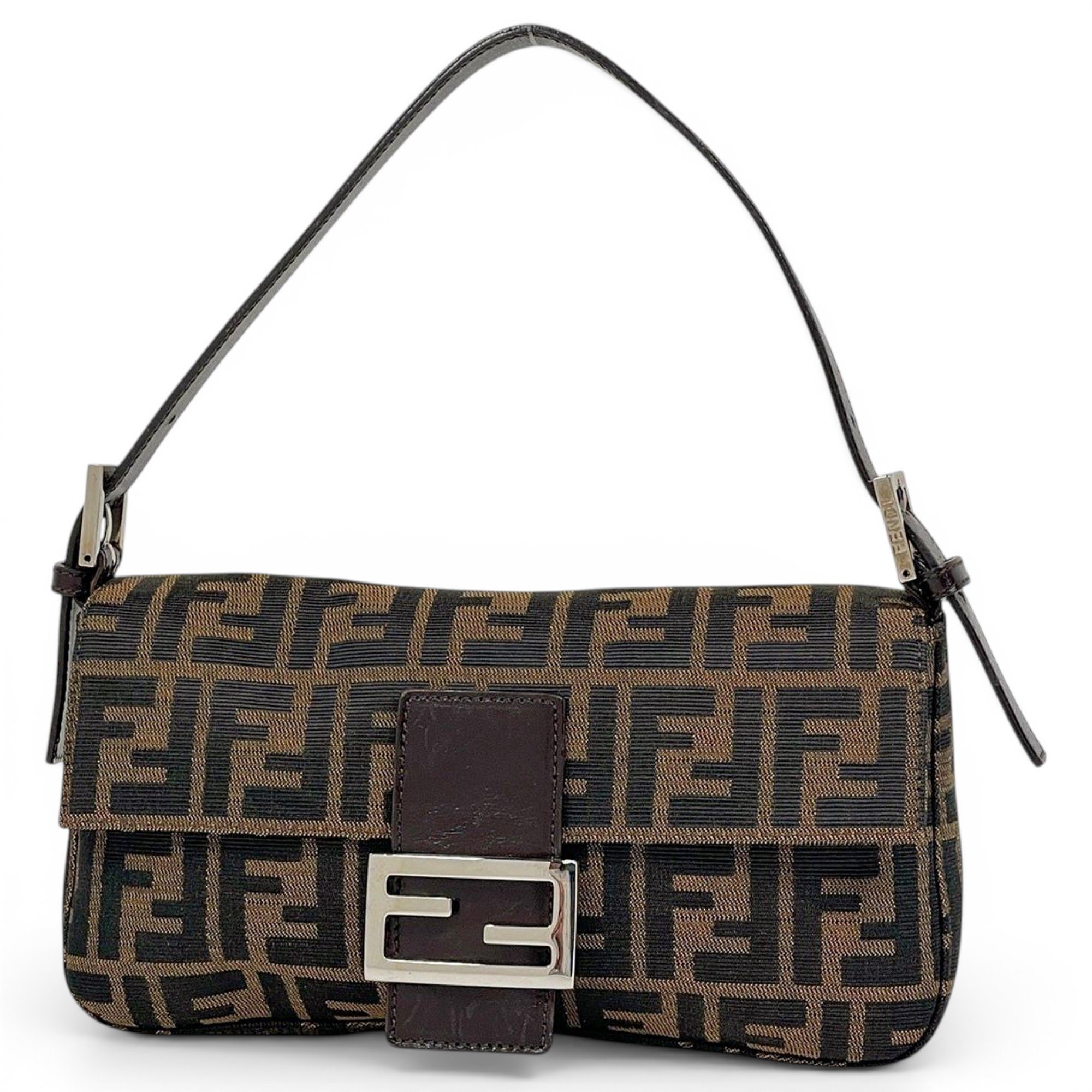Baguette leather handbag