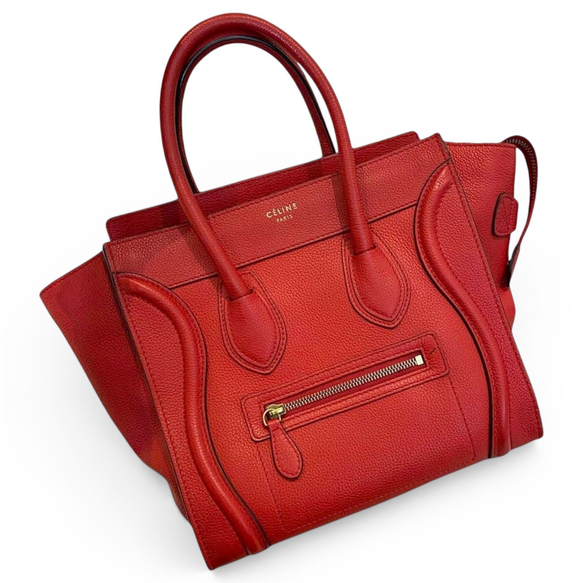 Luggage leather handbag