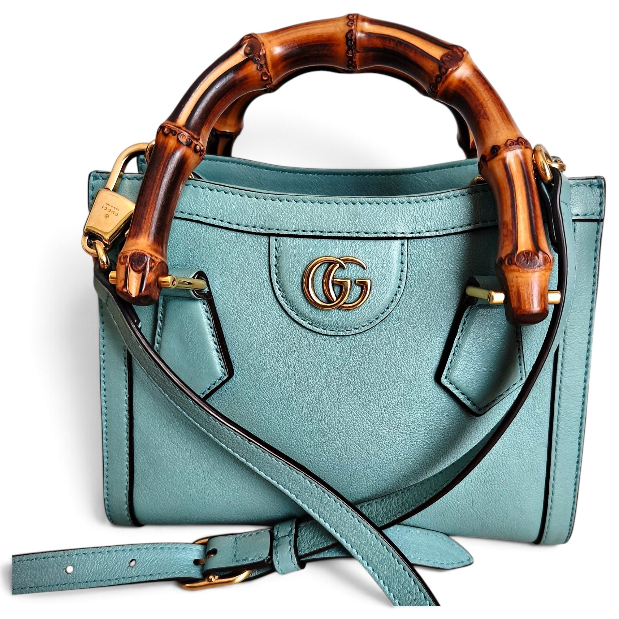 Diana Bamboo leather crossbody bag