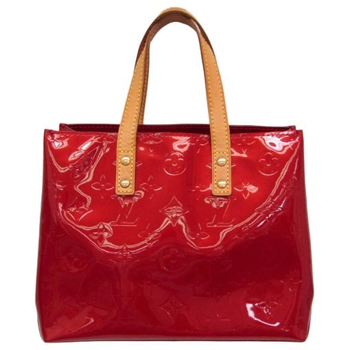 Reade patent leather handbag