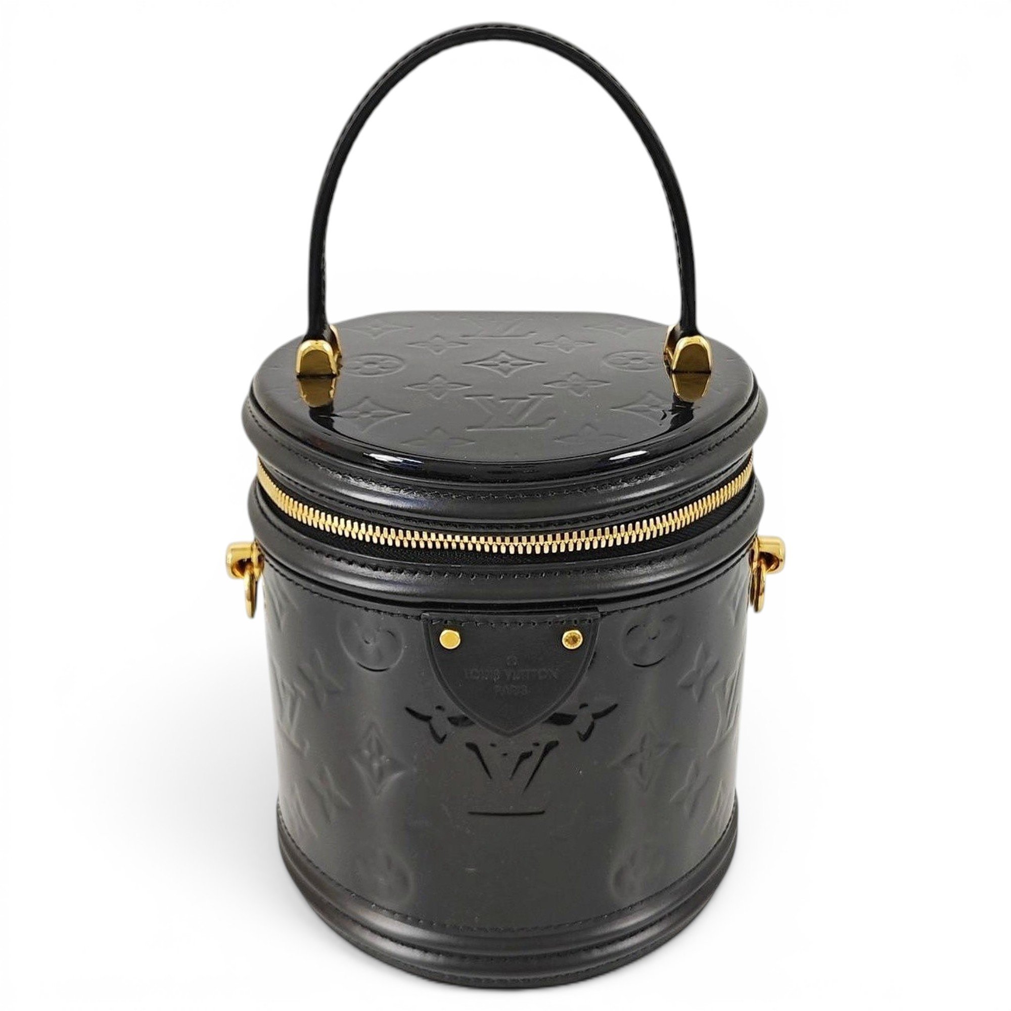 Cannes patent leather handbag
