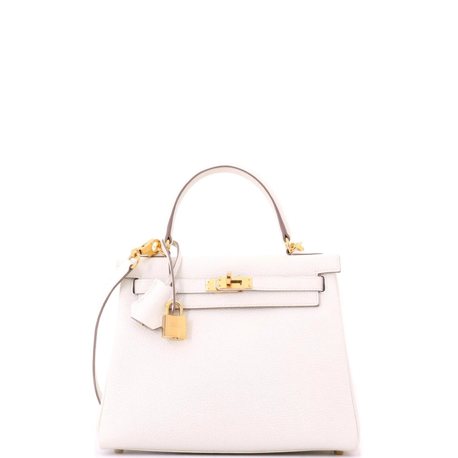 Kelly 25 leather handbag