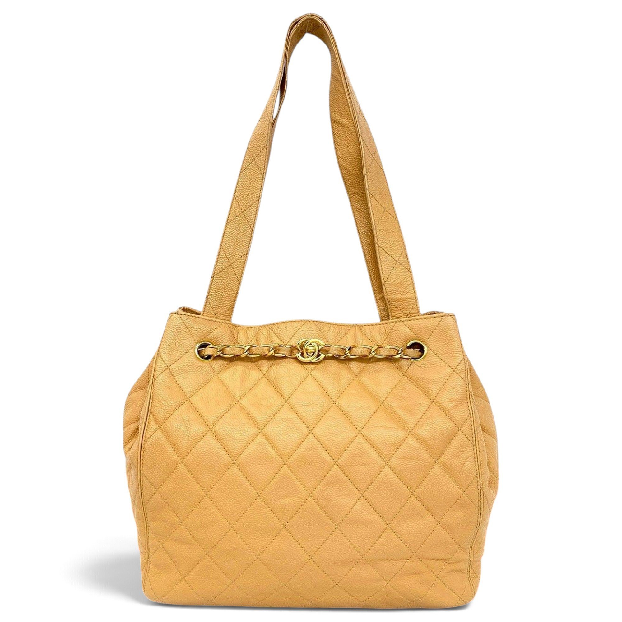 Leather tote