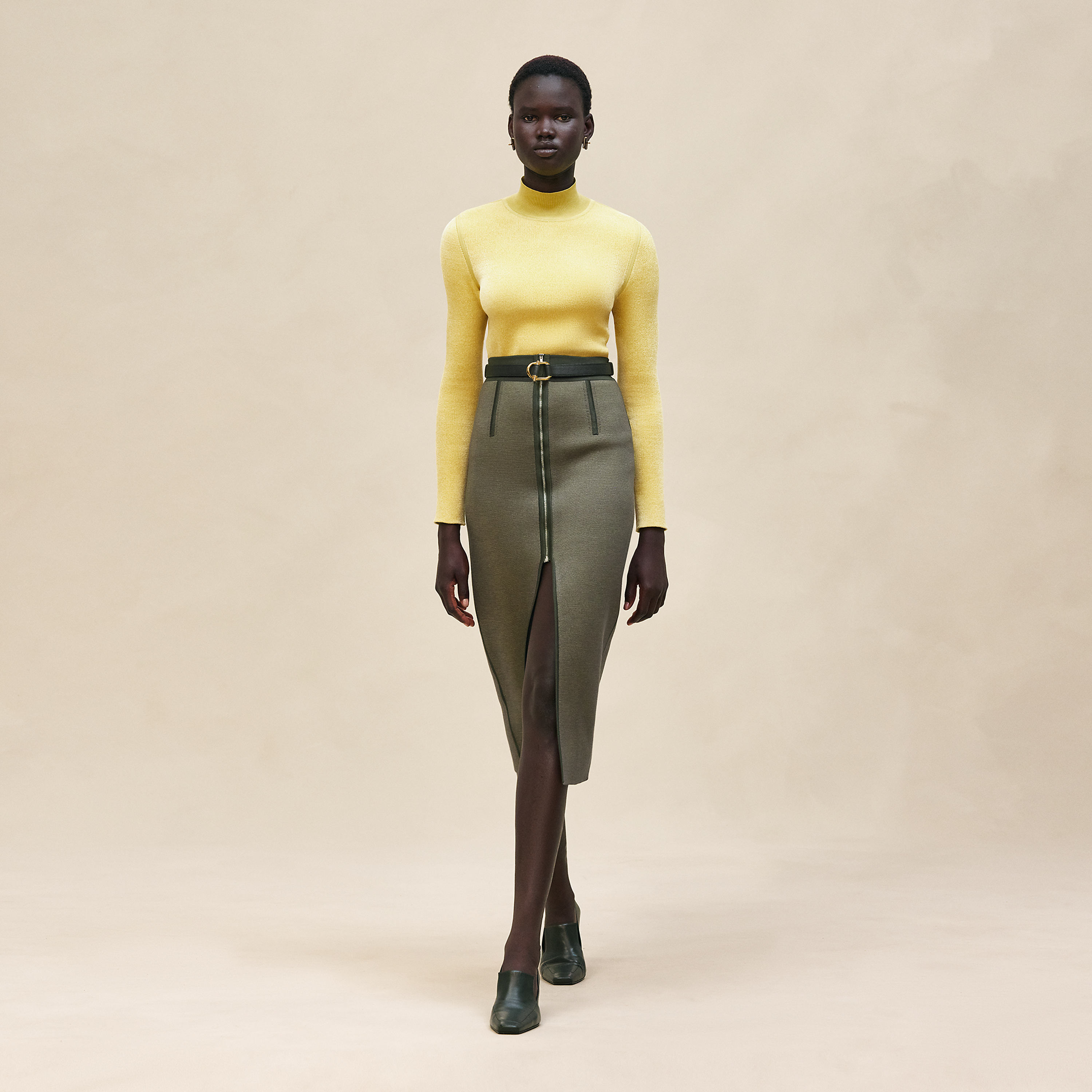 Mid-length skirt