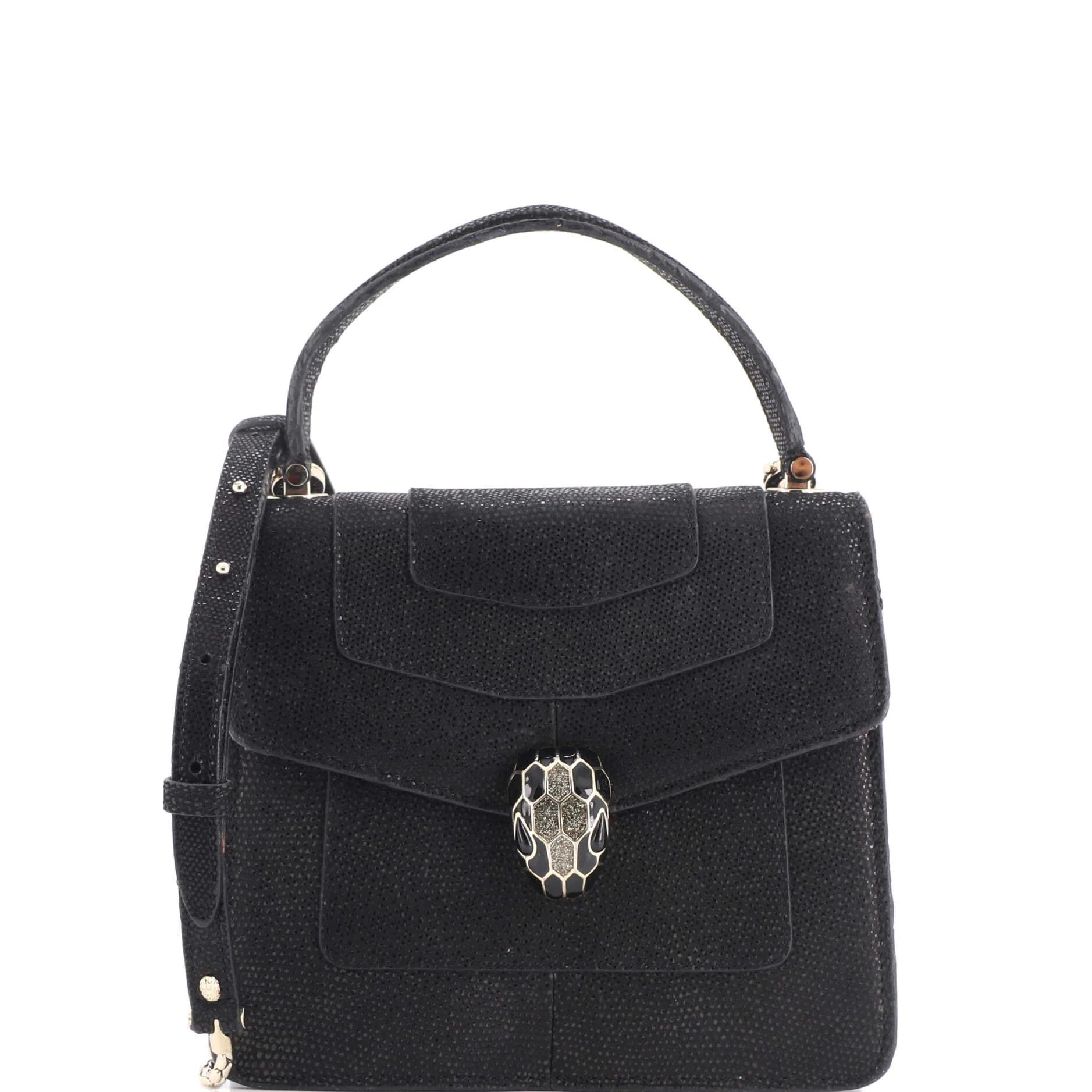 Exotic leathers handbag