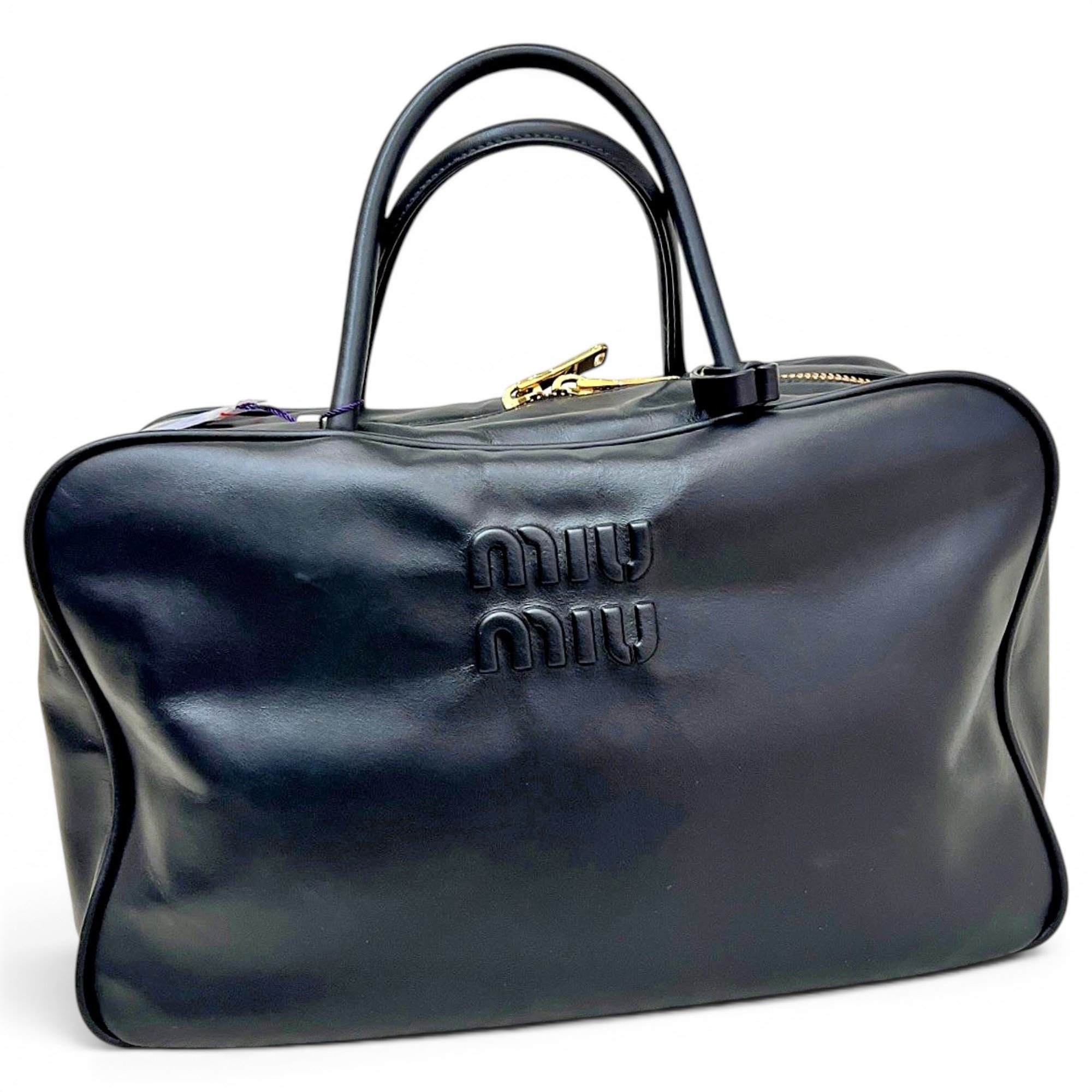 Beau leather handbag