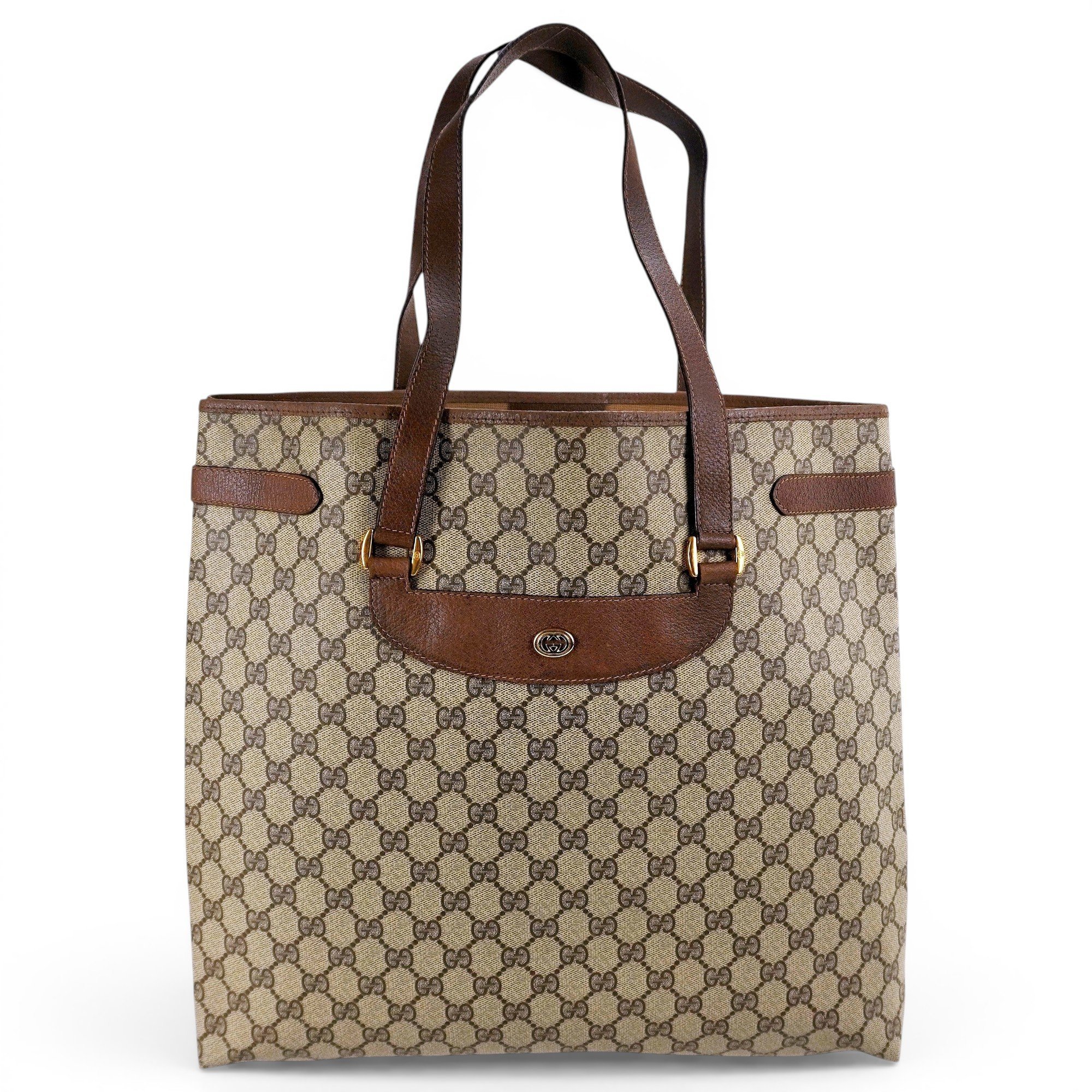 Ophidia Shopping leather handbag