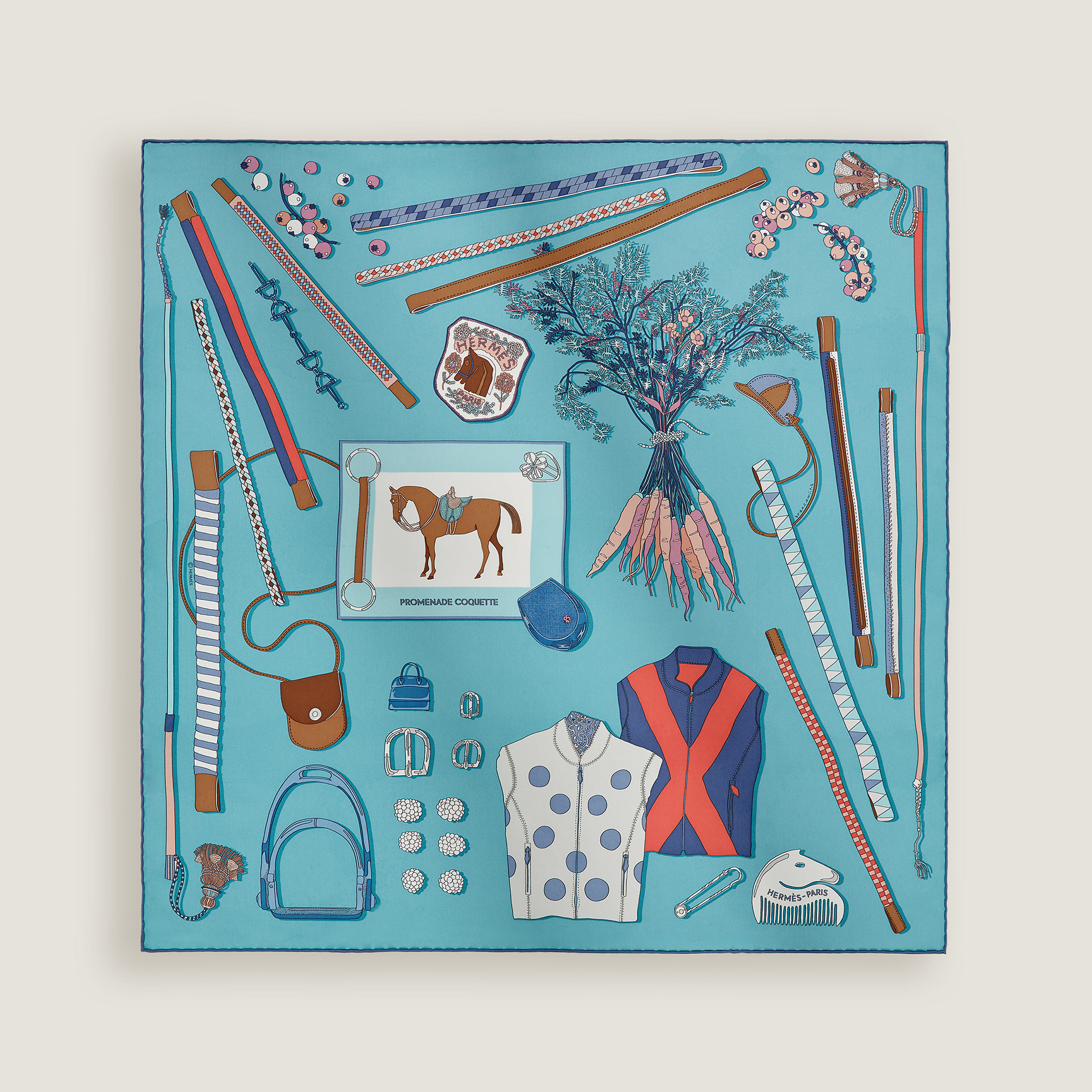 Promenade Coquette scarf 70