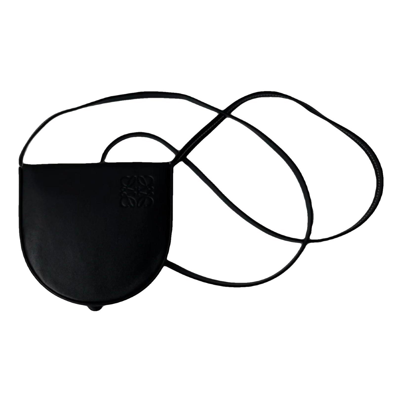 Heel leather crossbody bag