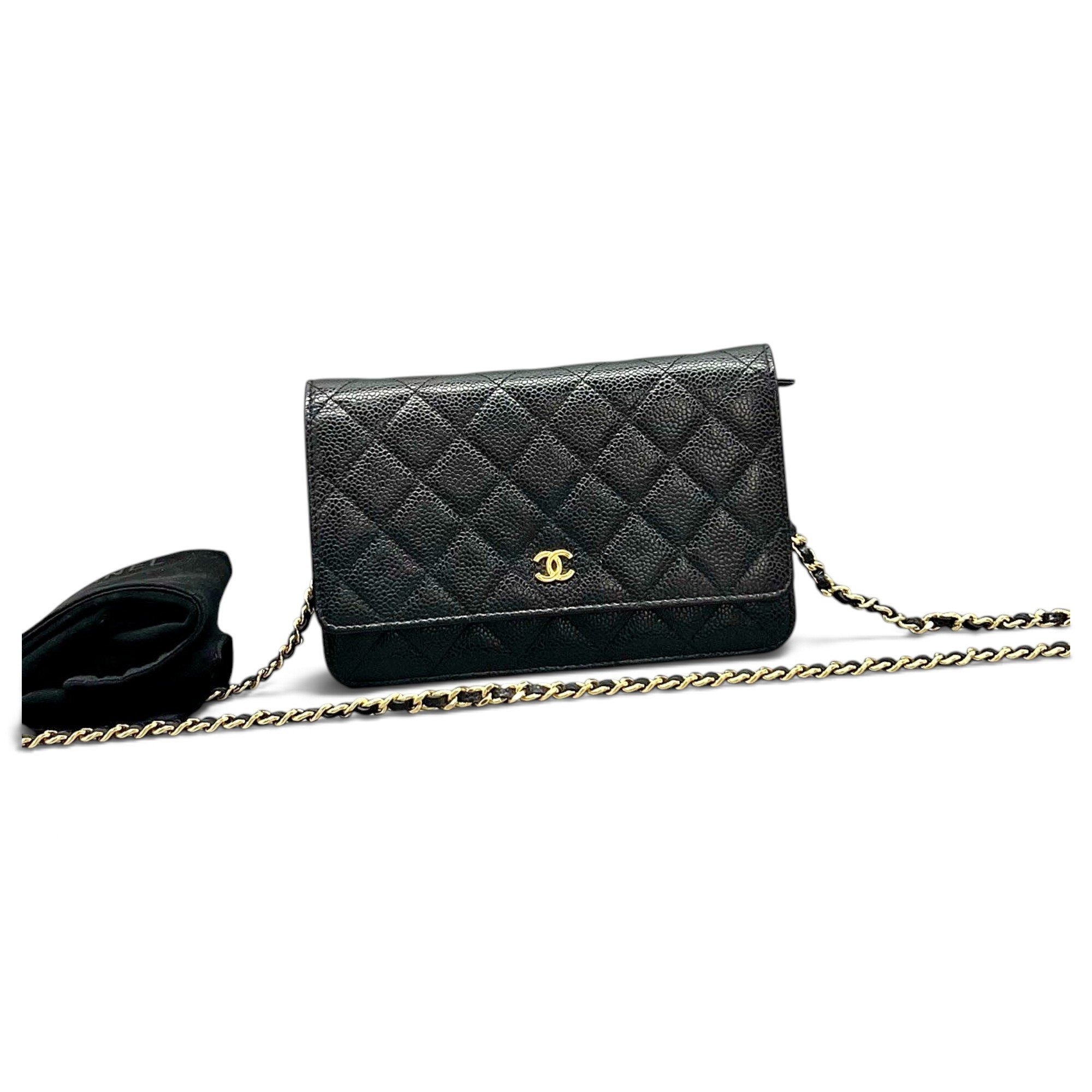 Wallet On Chain Timeless/Classique leather handbag
