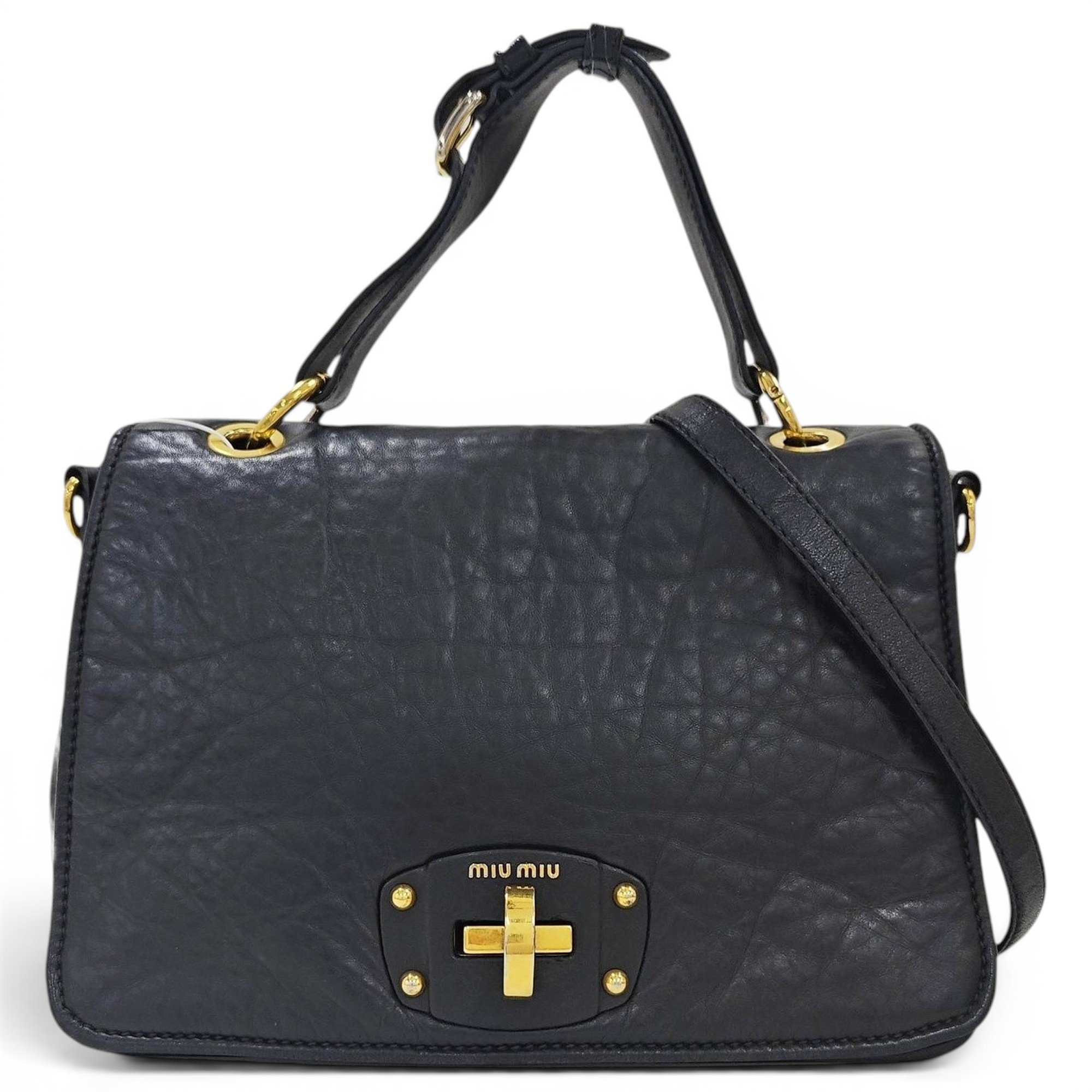 Leather handbag