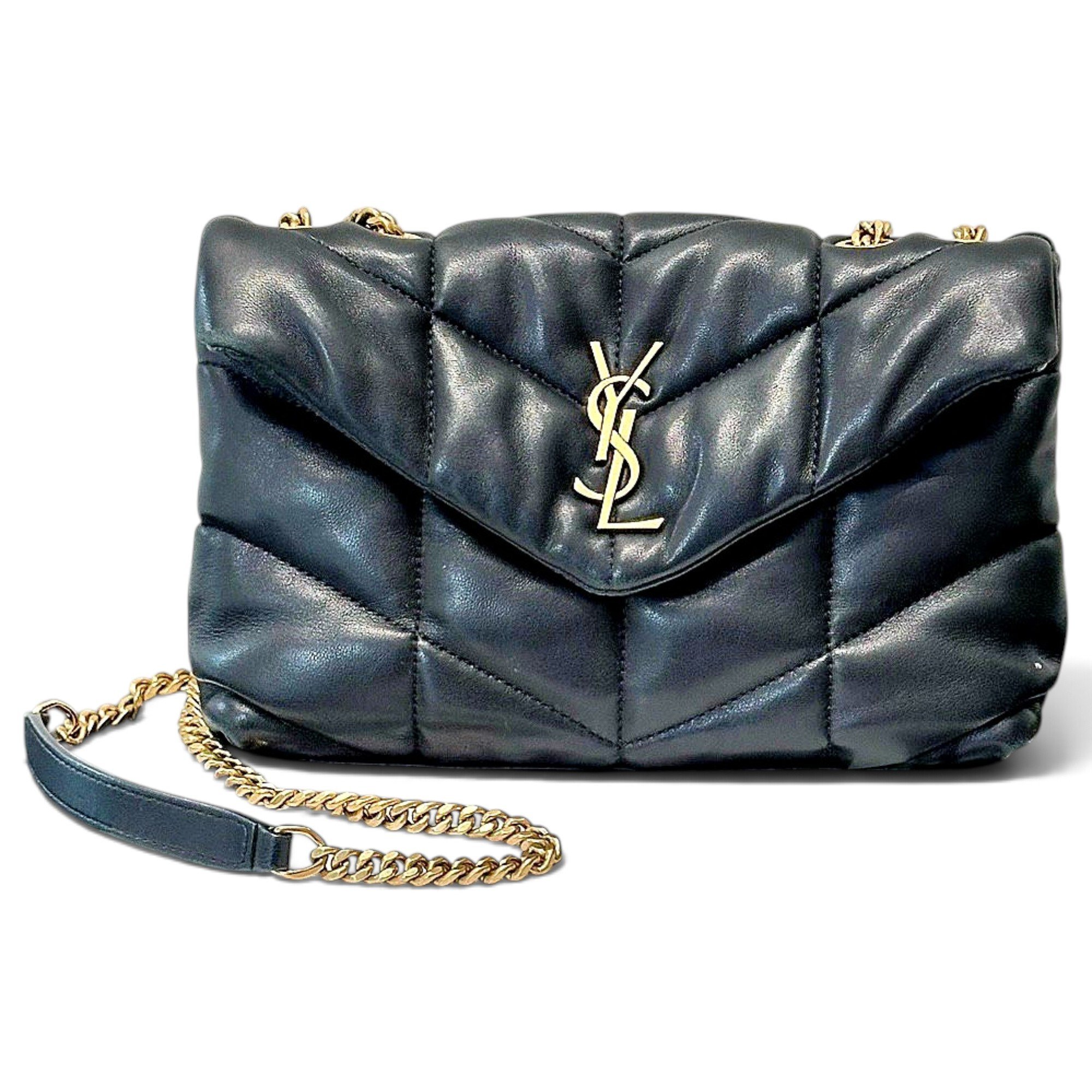 Loulou Puffer leather crossbody bag