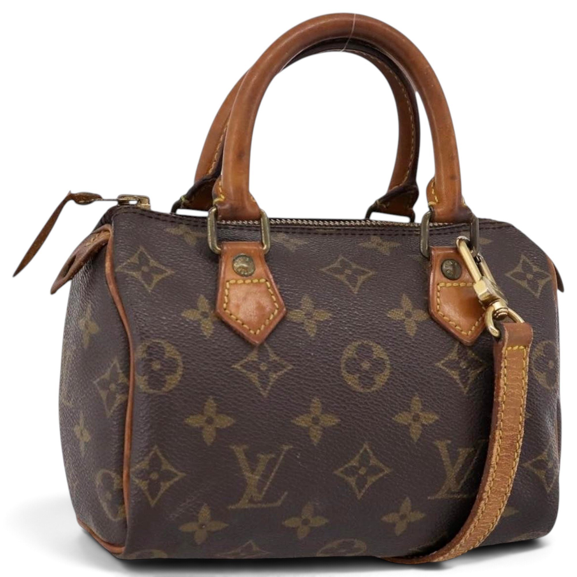 Speedy leather mini bag