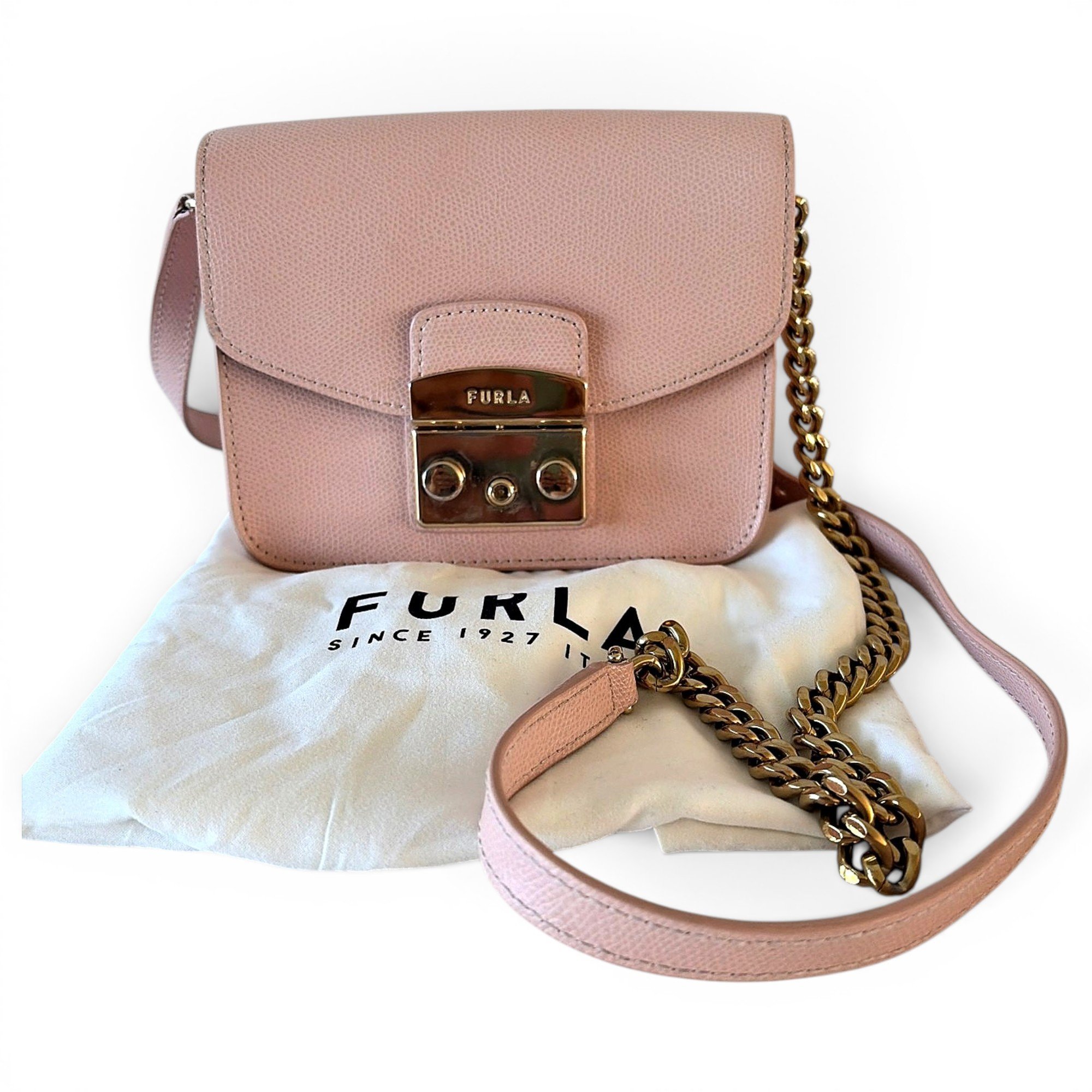 Metropolis leather crossbody bag