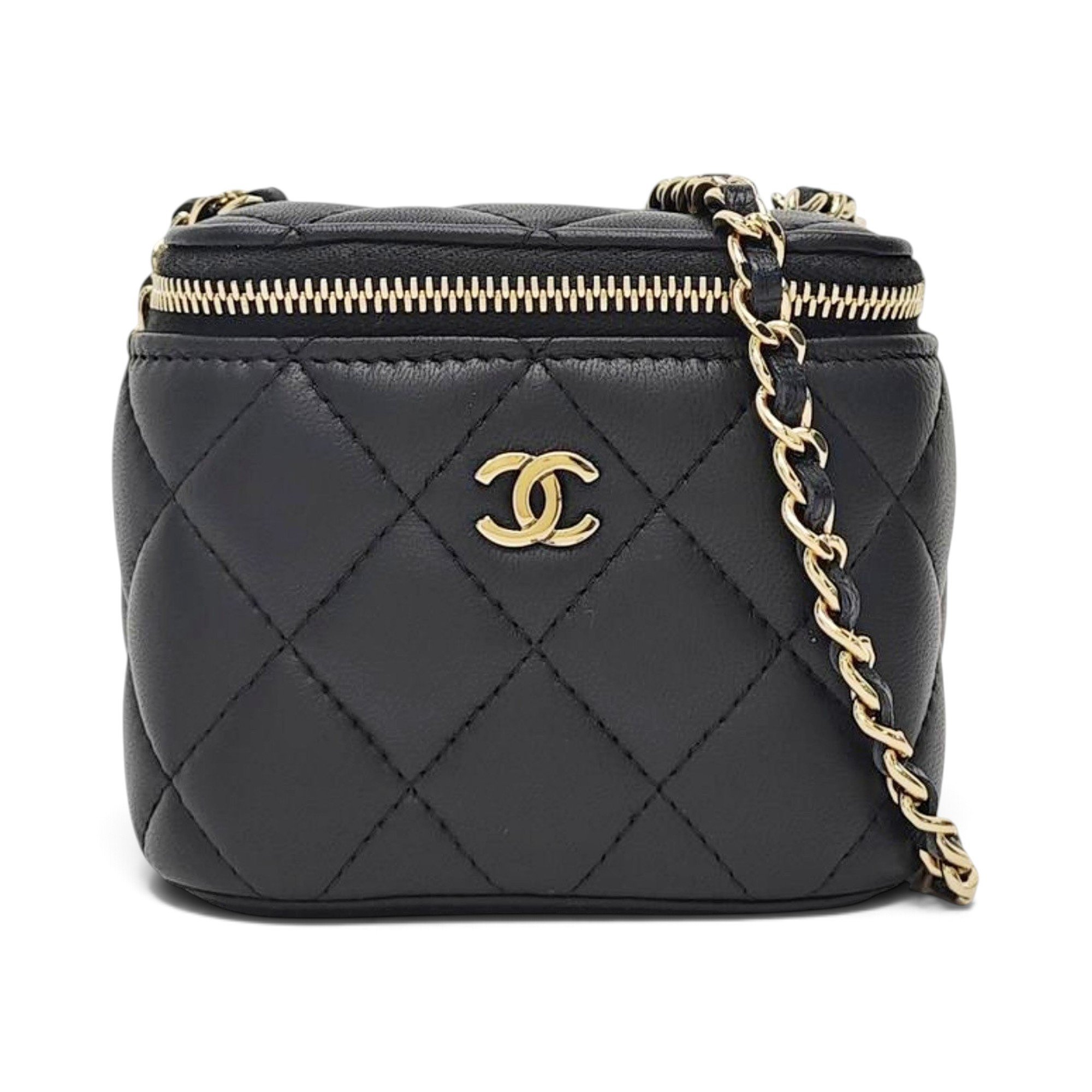 Trendy CC Vanity leather mini bag