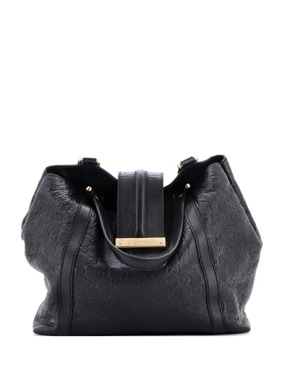 New Ladies Web Guccissima Leather Medium hobo bag