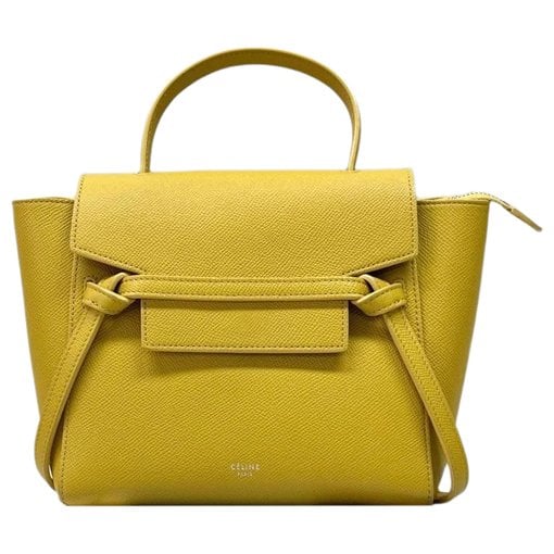 Belt leather crossbody bag