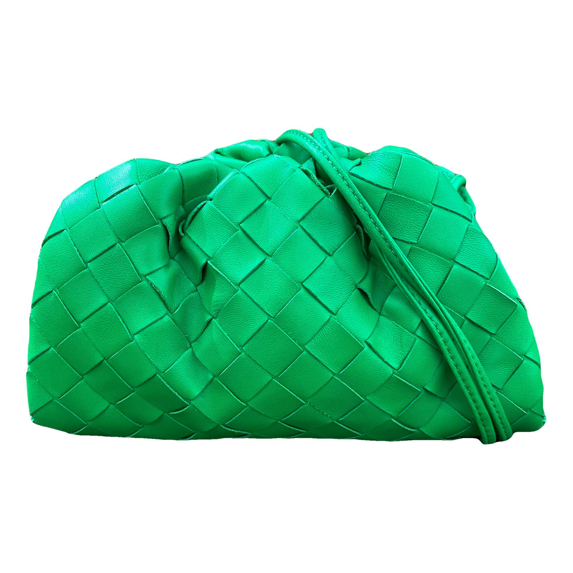 Pouch leather handbag