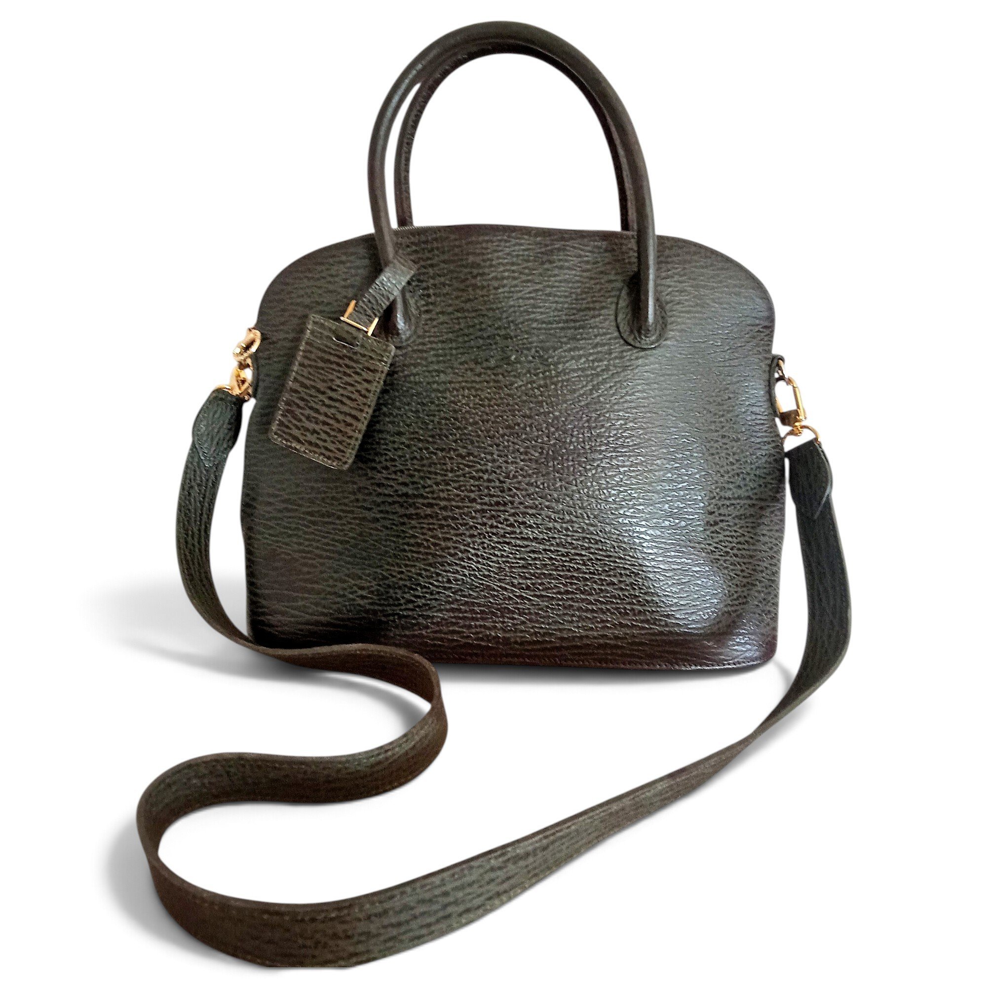 Leather crossbody bag