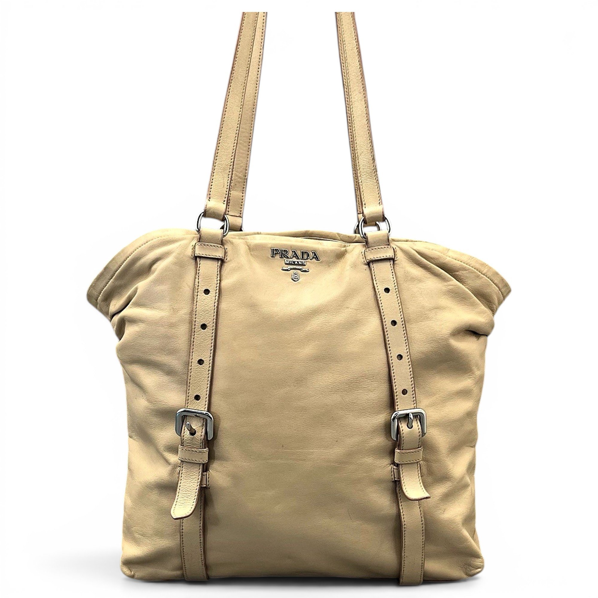 Leather tote
