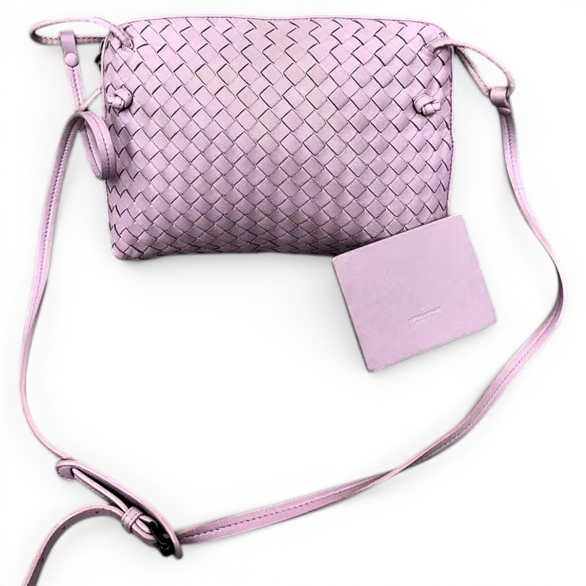 Loop leather handbag