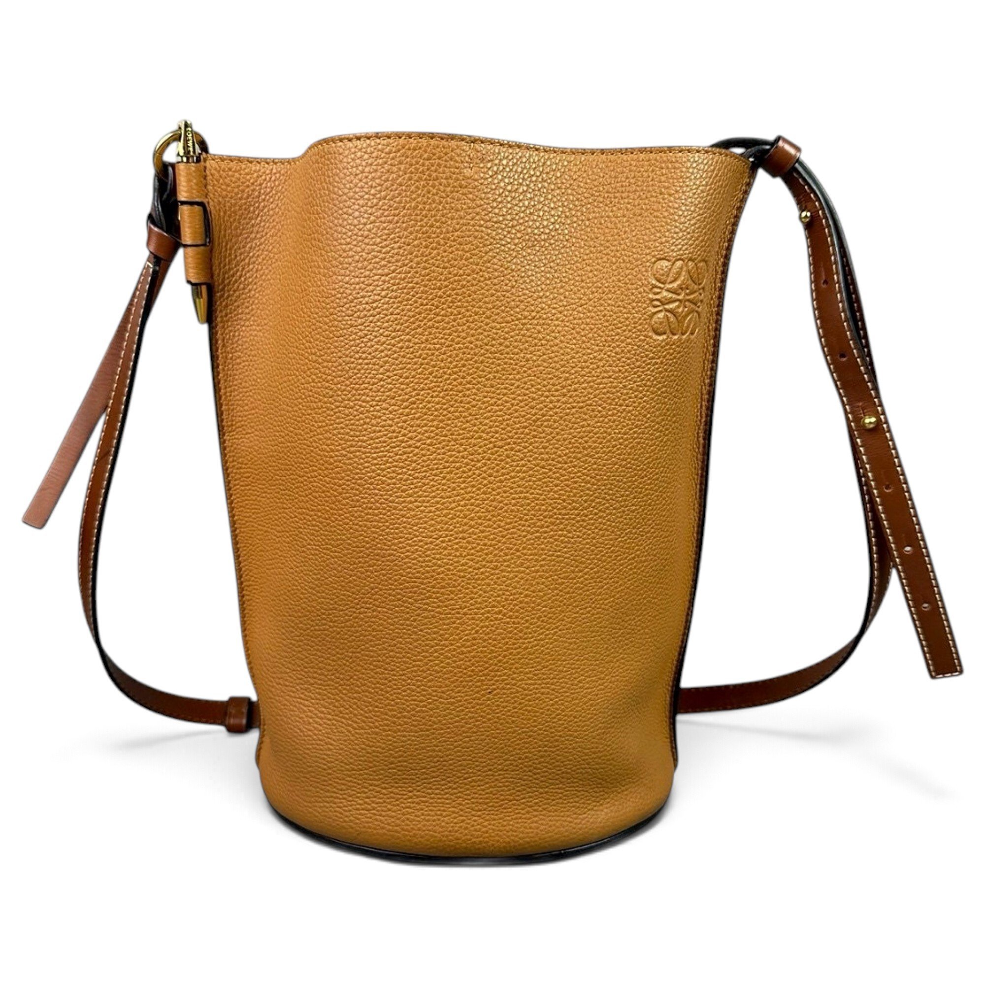 Gate Bucket leather crossbody bag