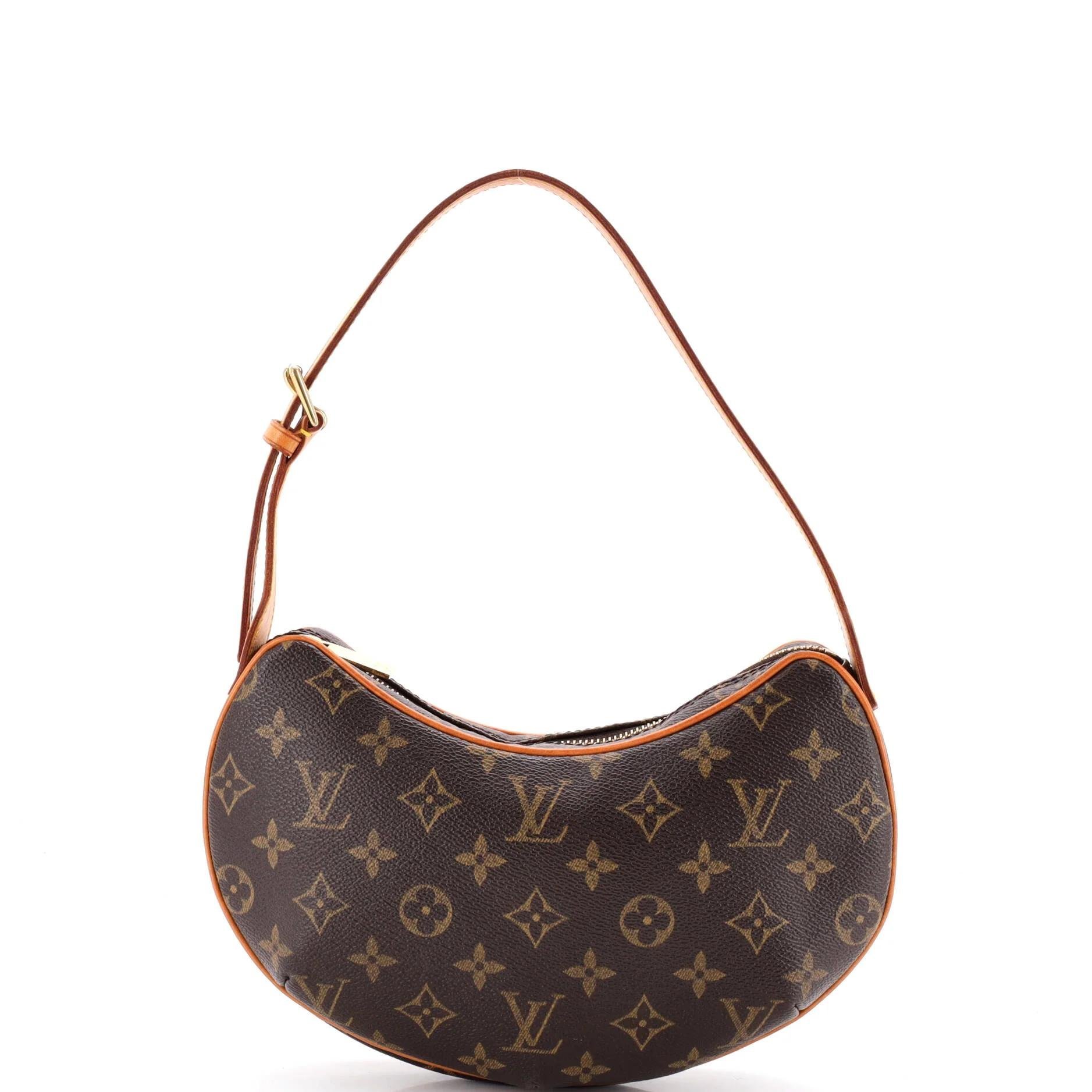 Croissant cloth handbag