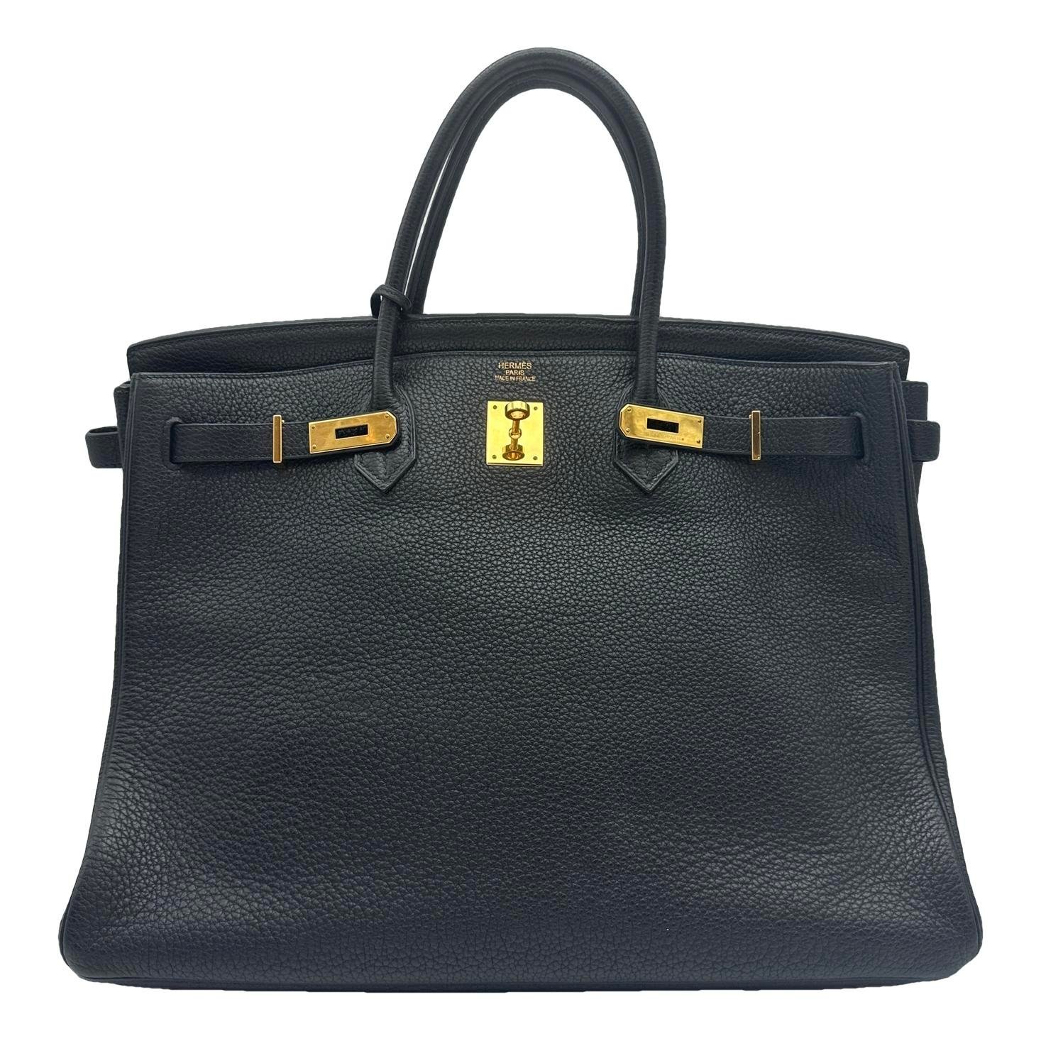Birkin 40 leather handbag