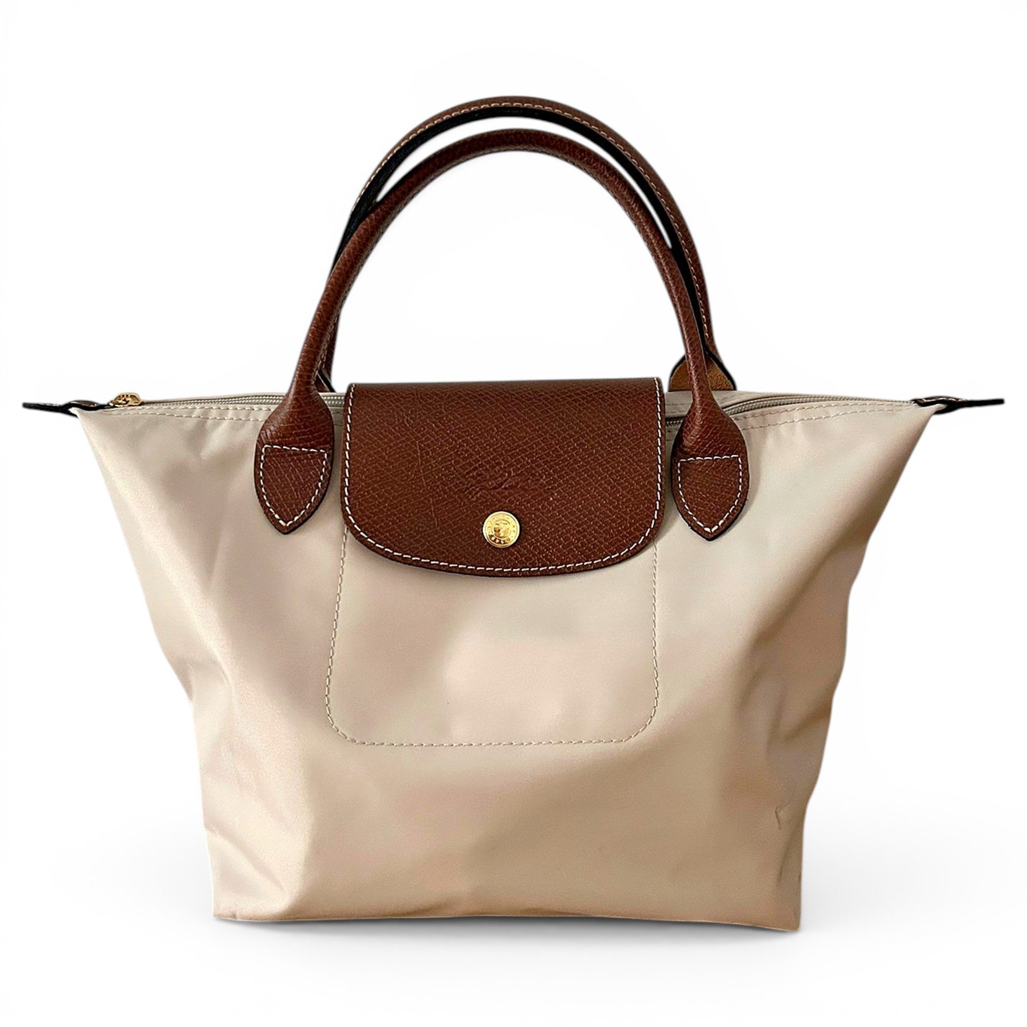 Pliage leather handbag