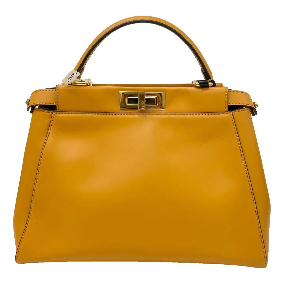 Peekaboo leather handbag