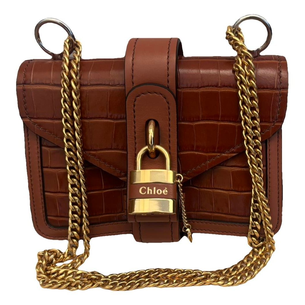Aby Lock leather handbag