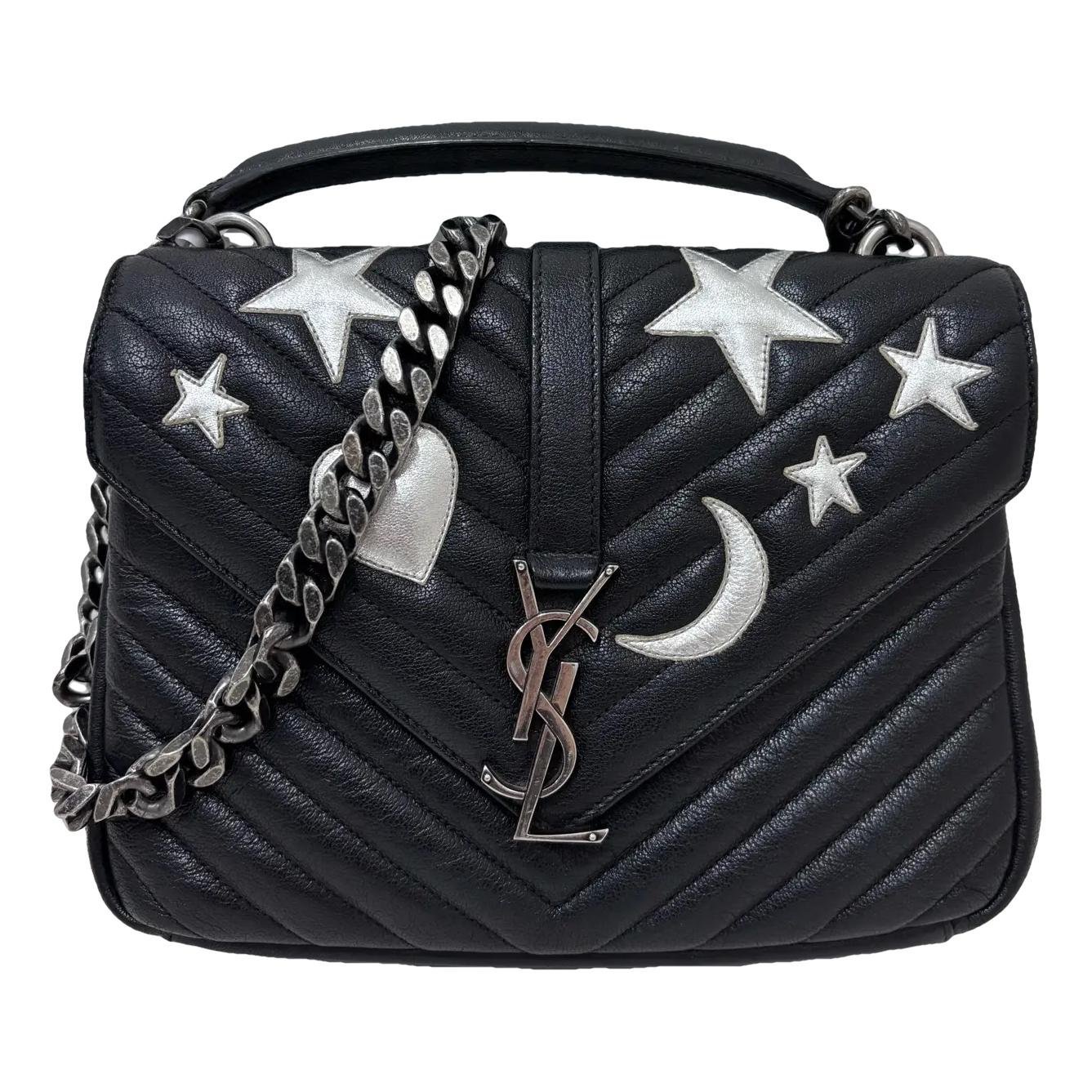 Collége monogramme leather crossbody bag