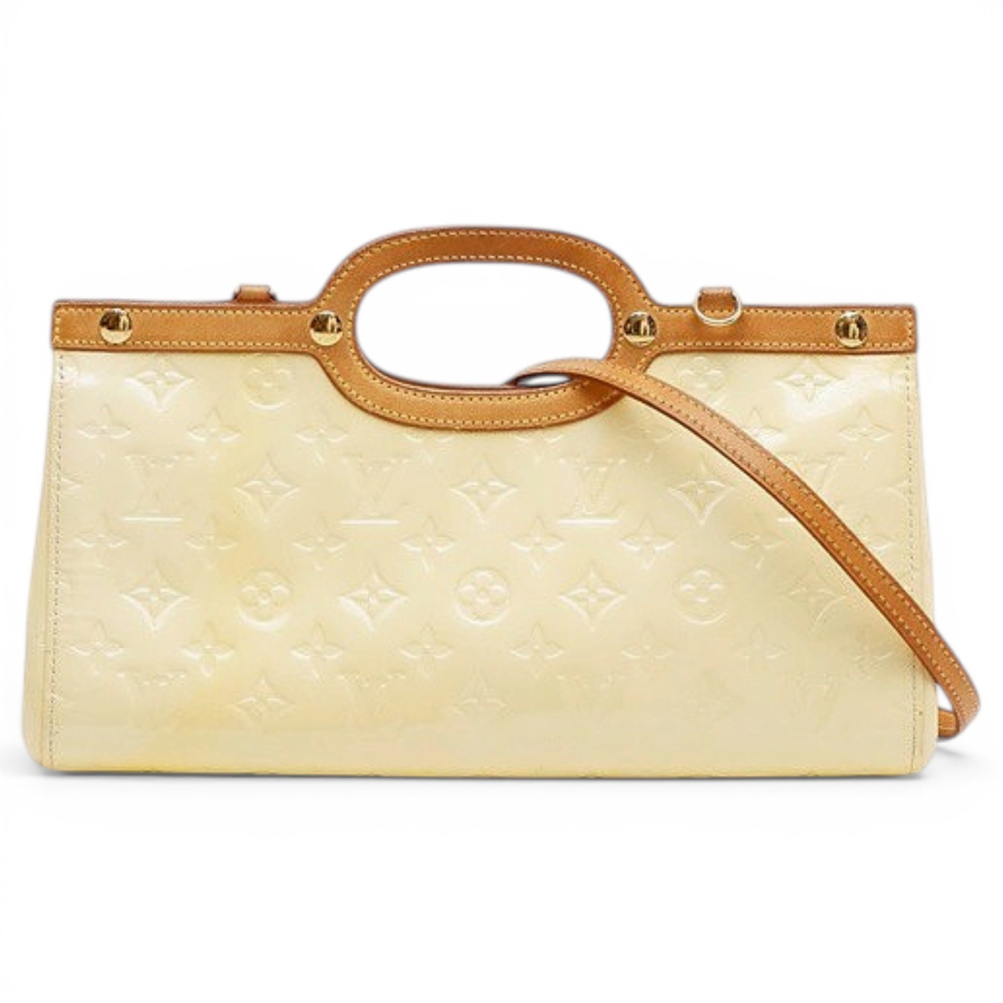Roxbury patent leather handbag