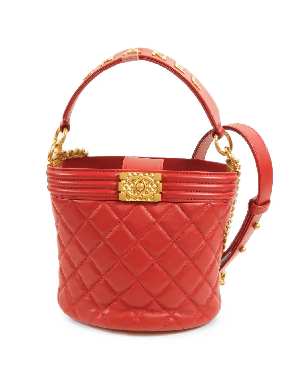 Boy leather tote bag