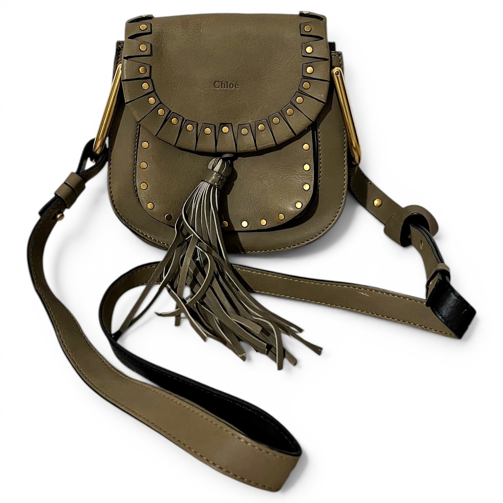Hudson leather crossbody bag