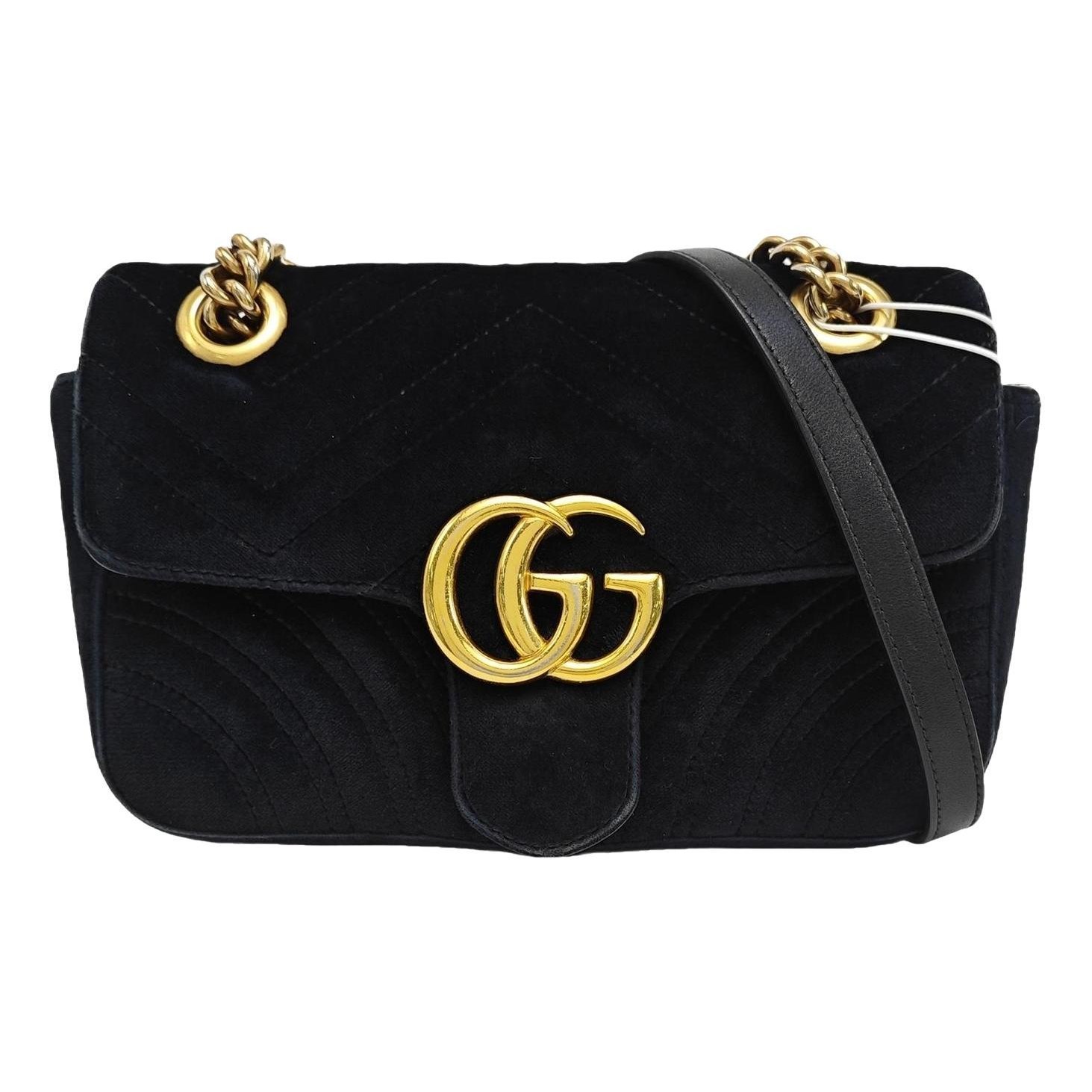 GG Marmont velvet handbag