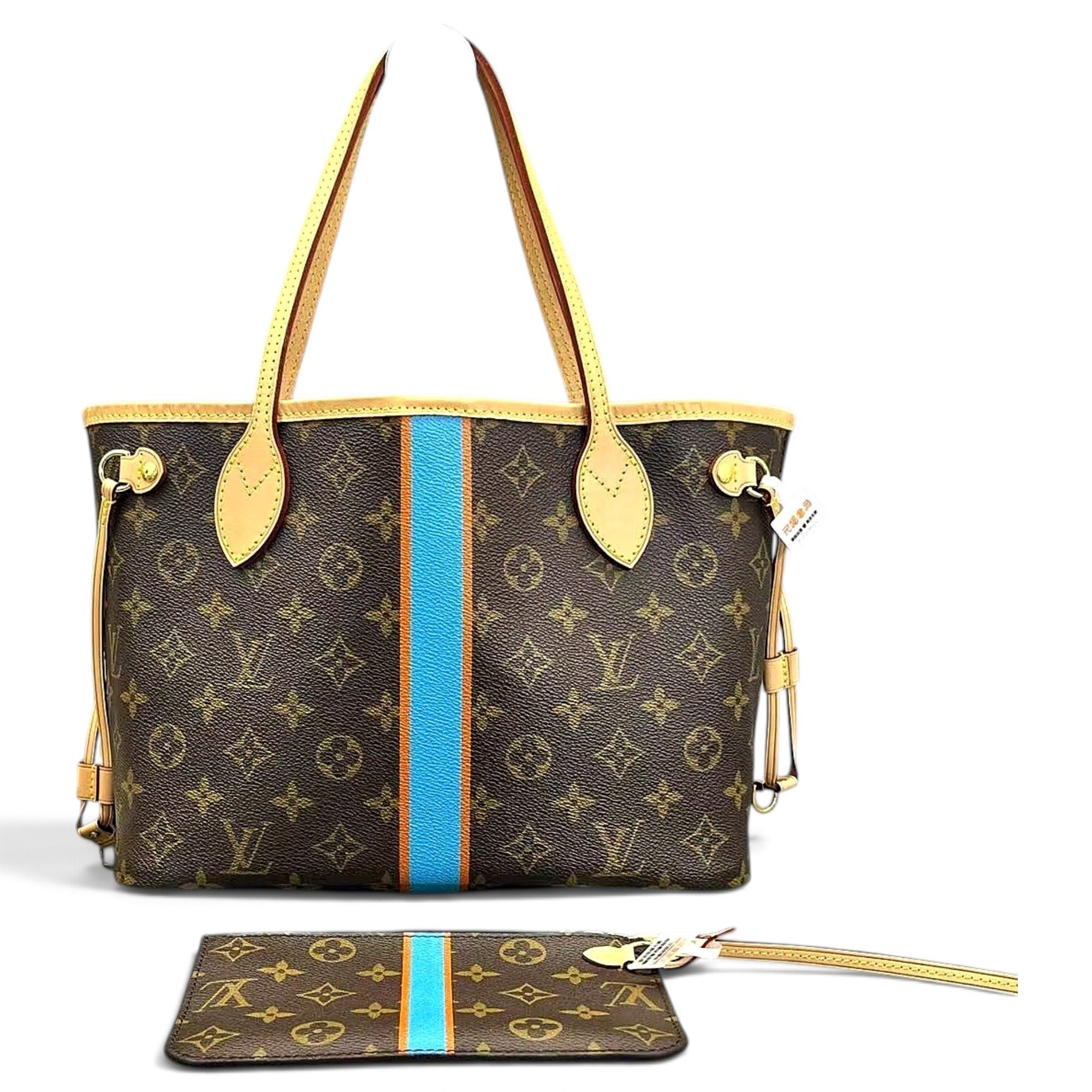 Louis Vuitton Neverfull leather tote