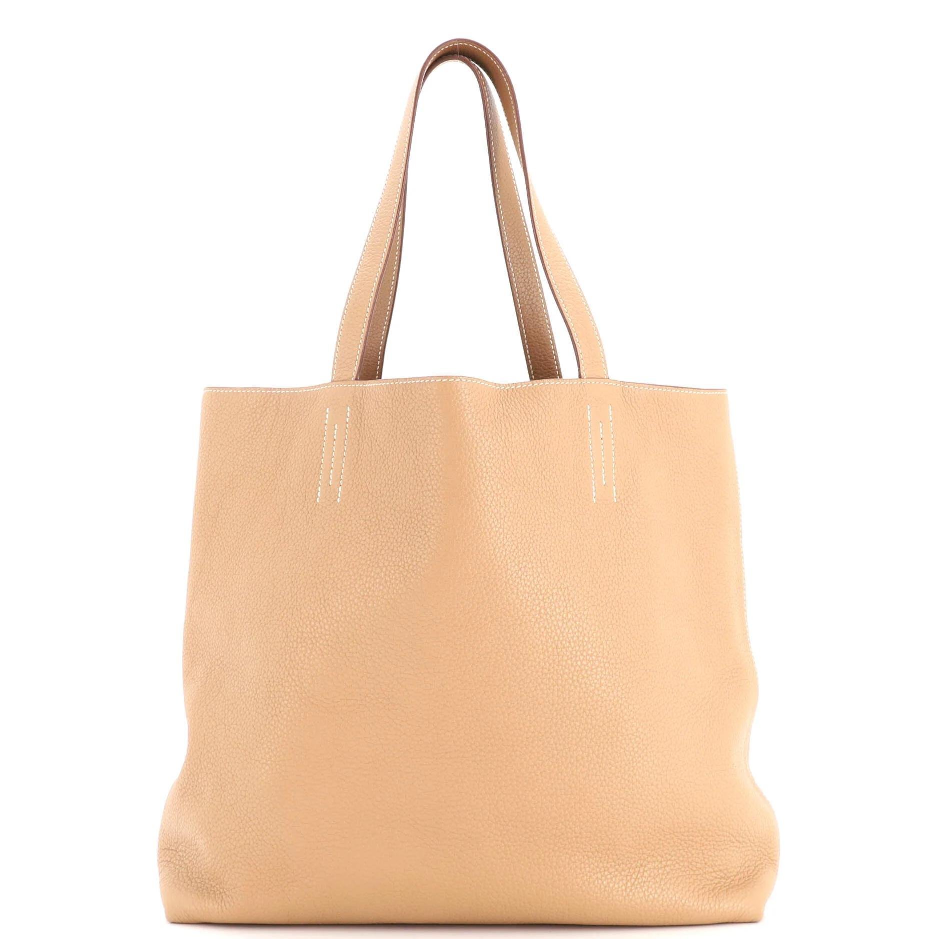 Leather tote