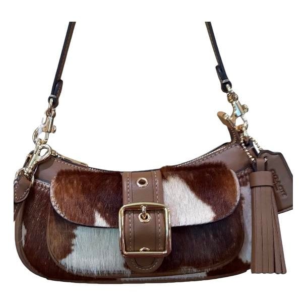 Pony-style calfskin crossbody bag