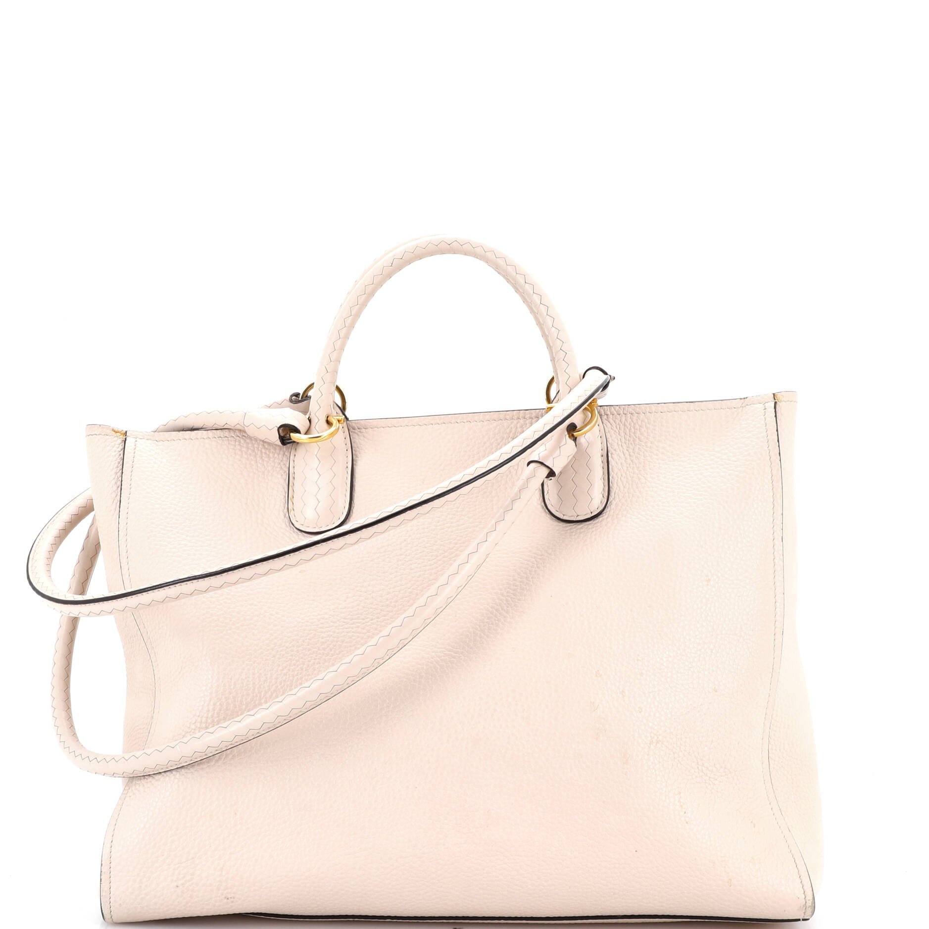 Gancio Braided Convertible Tote Leather Medium