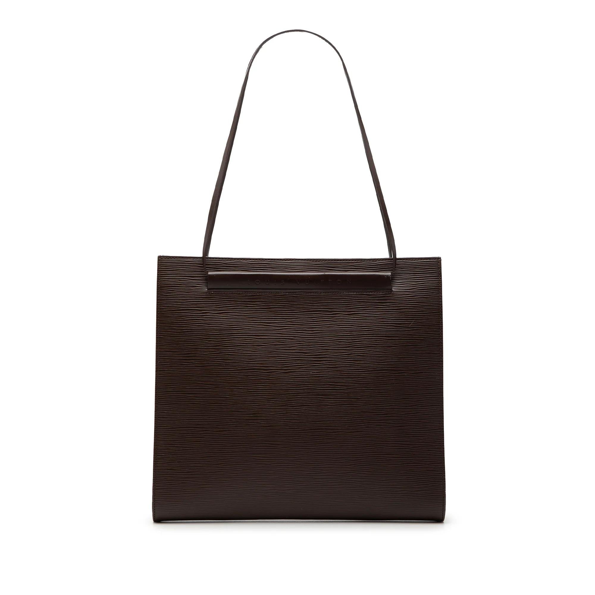 Leather tote