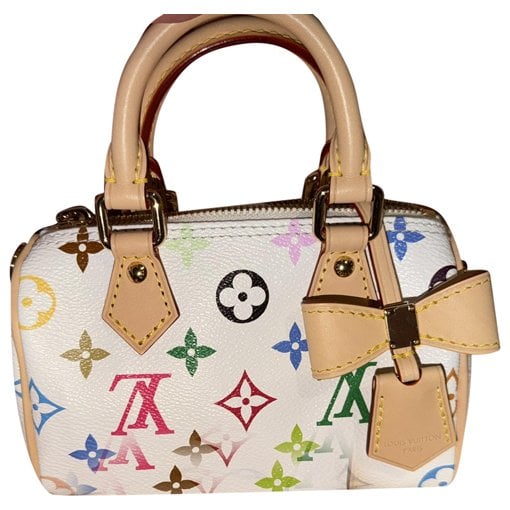 Nano Speedy / Mini HL leather handbag