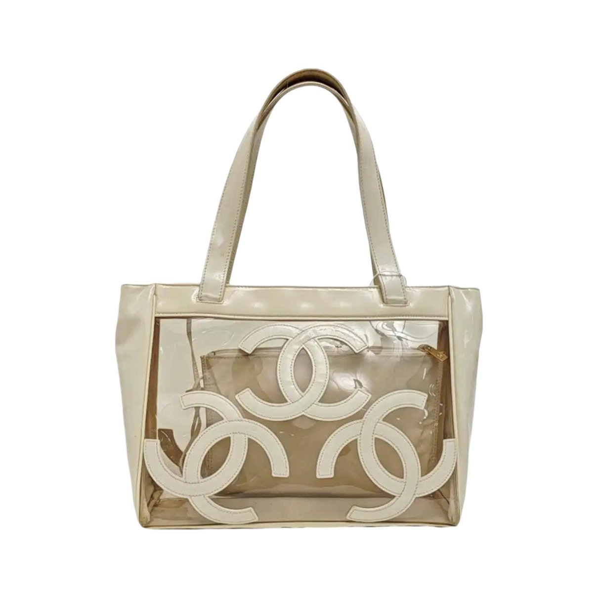 Patent leather handbag