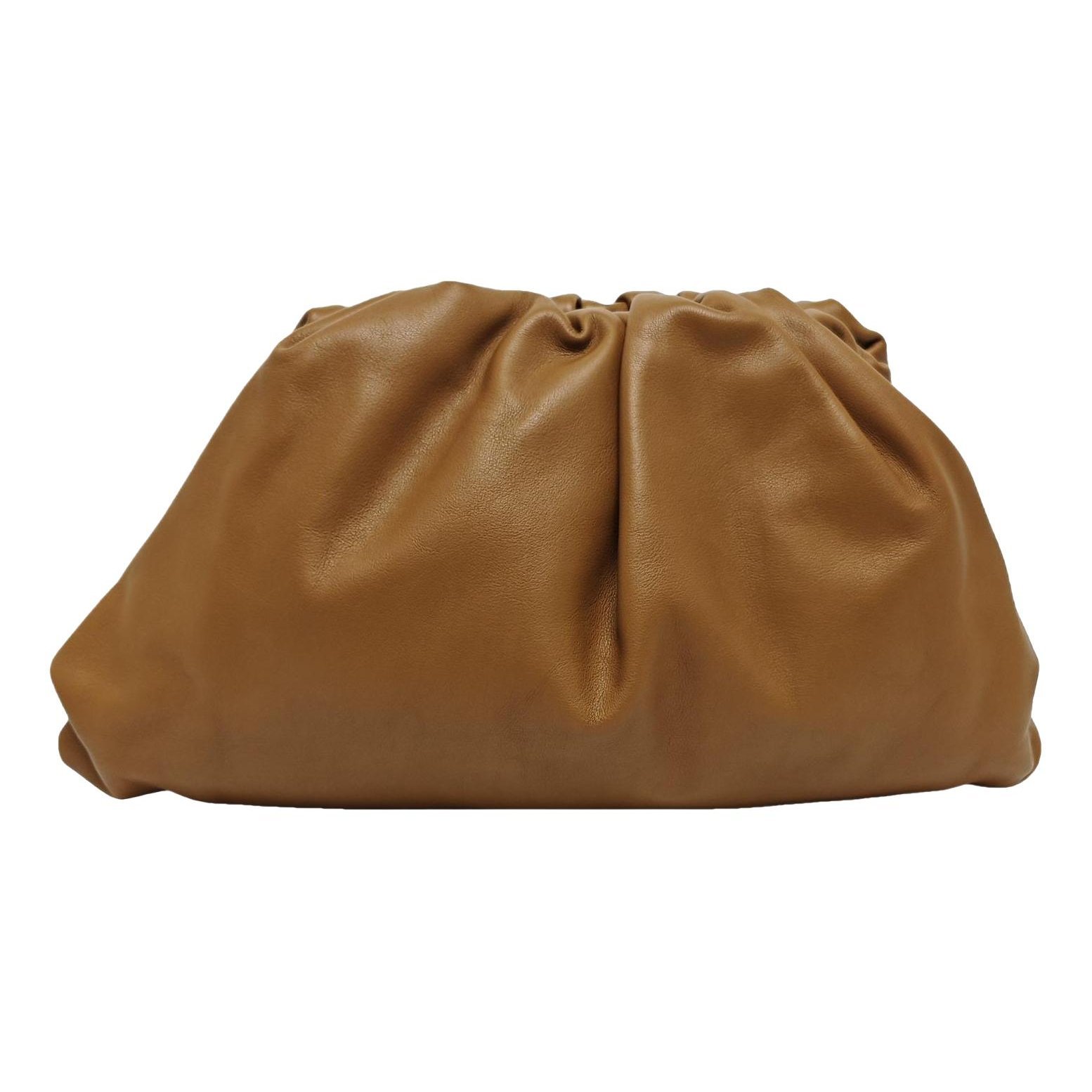 Pouch leather handbag