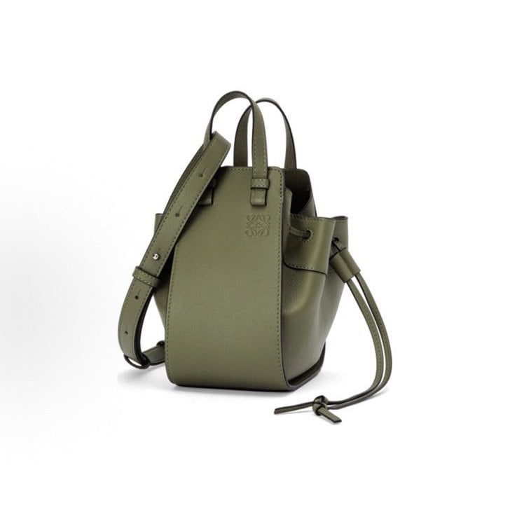 Hammock leather handbag