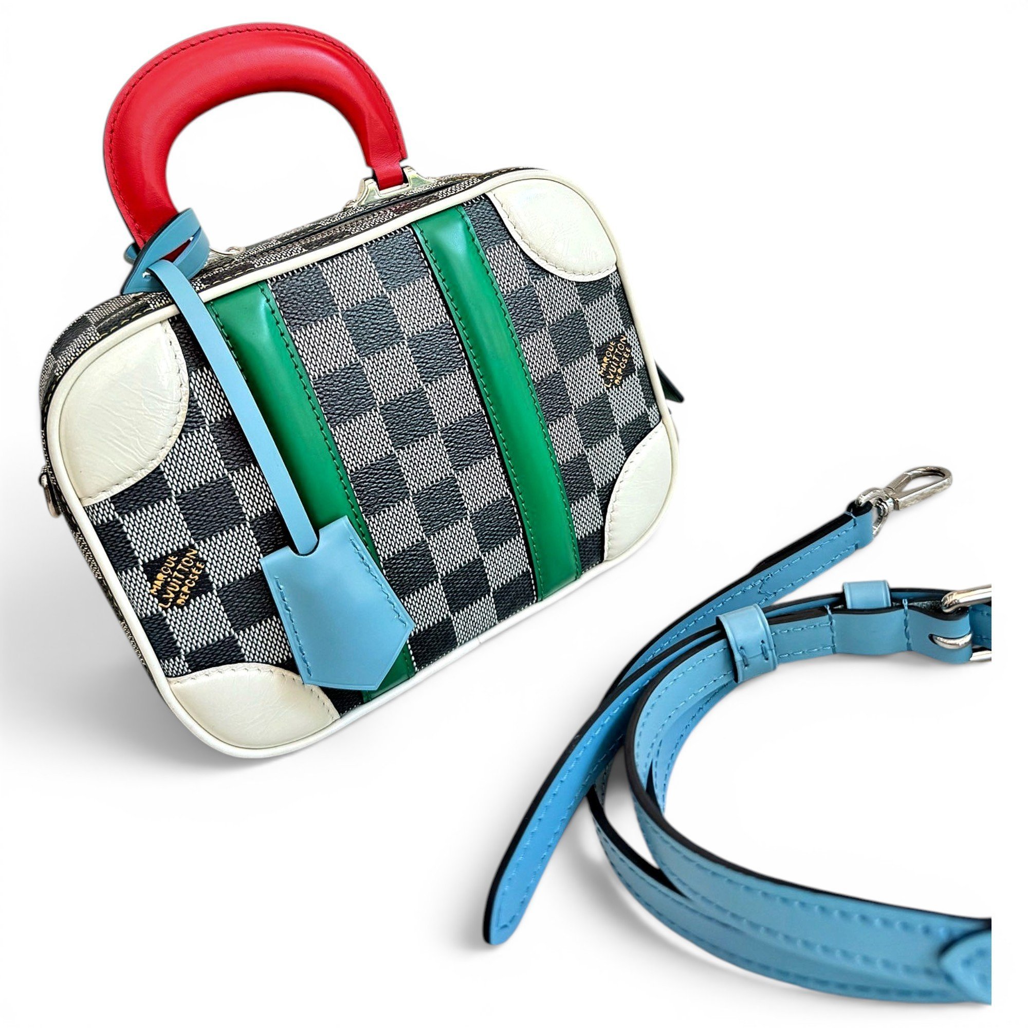 Valisette leather handbag