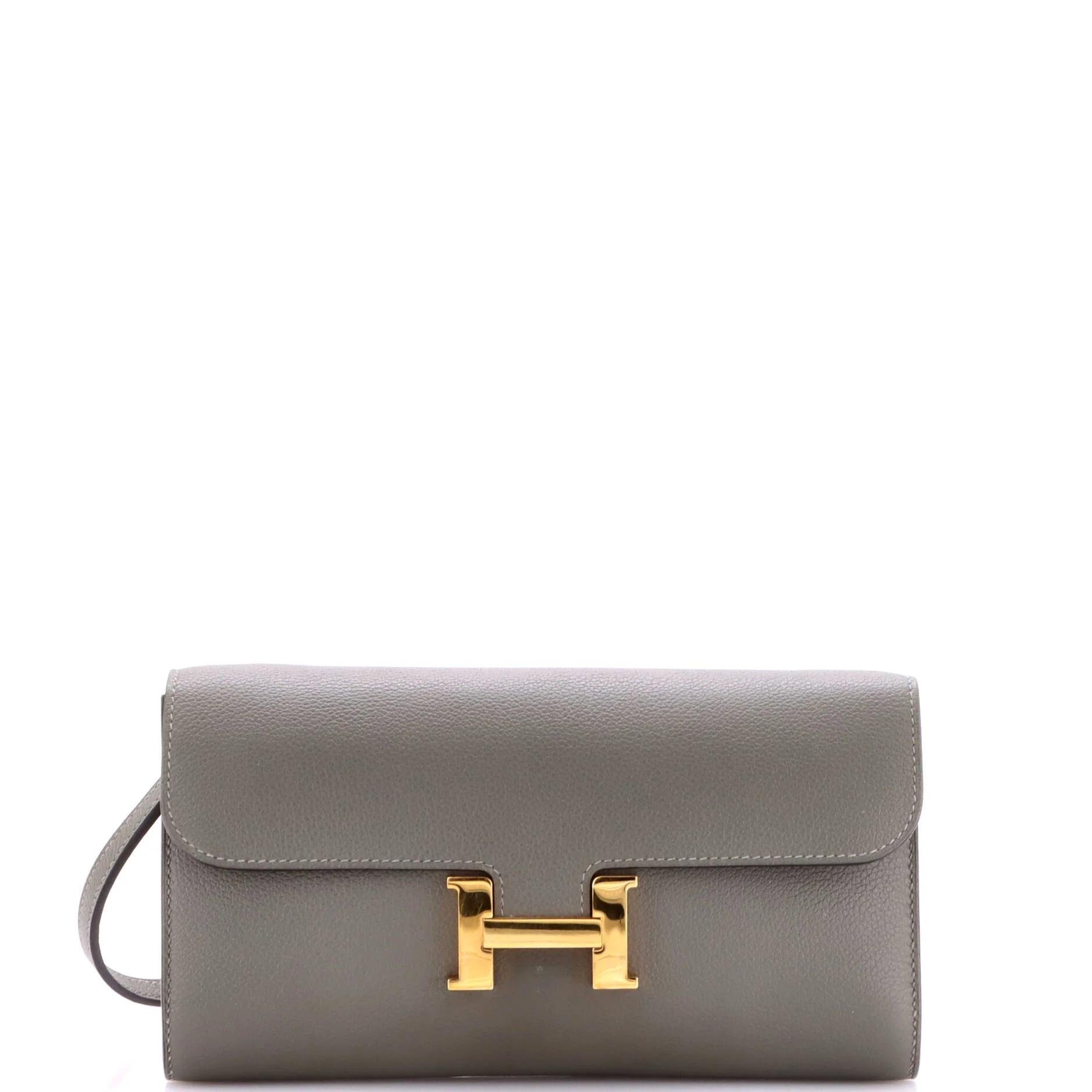 Leather clutch bag