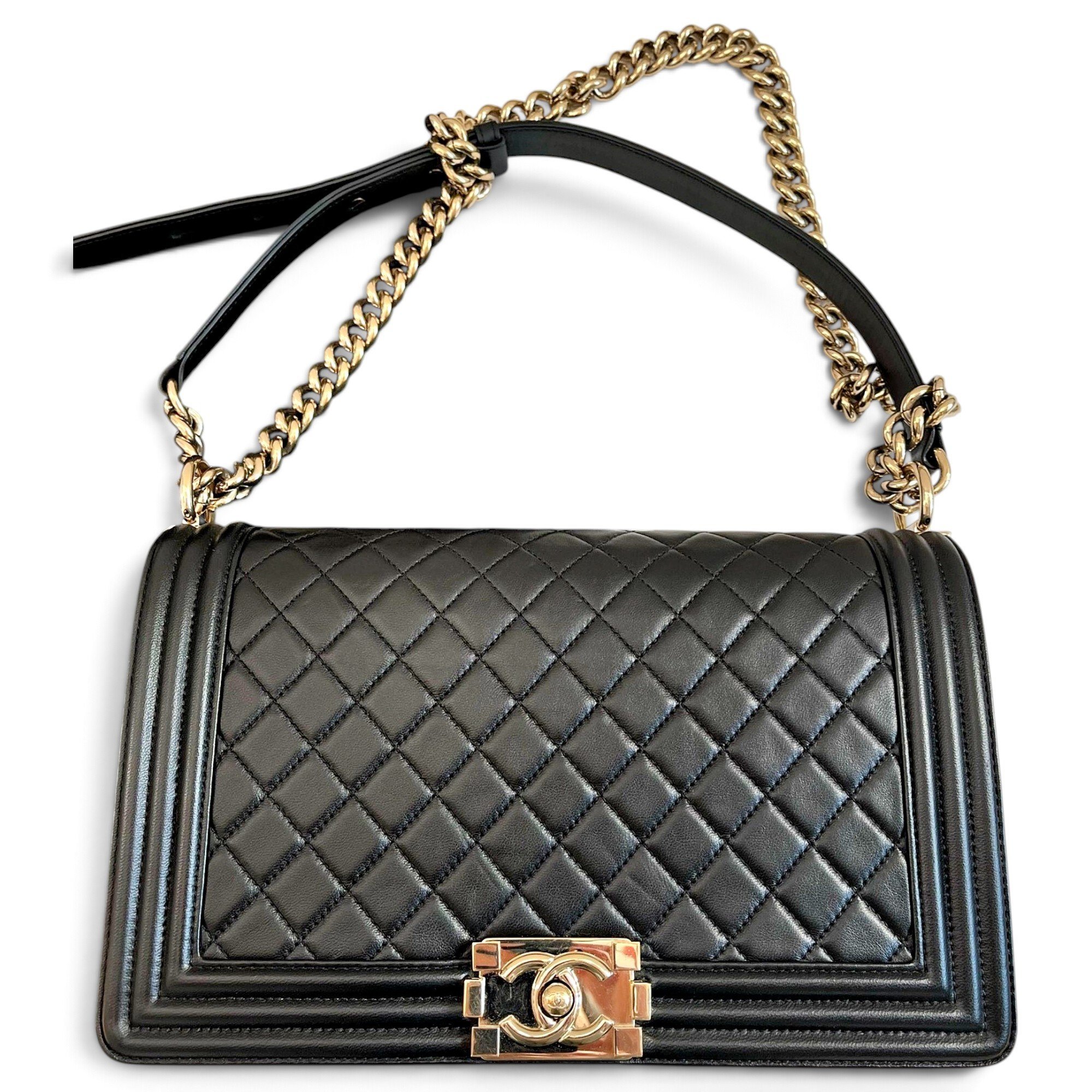 Boy leather crossbody bag