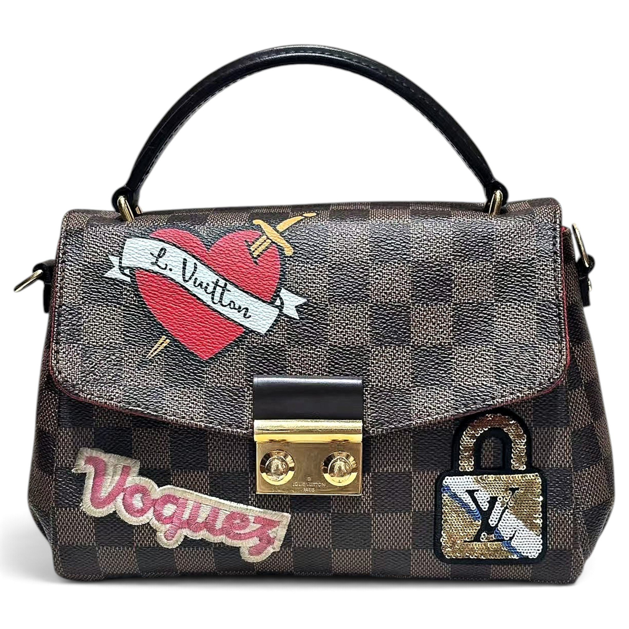 Croisette leather handbag